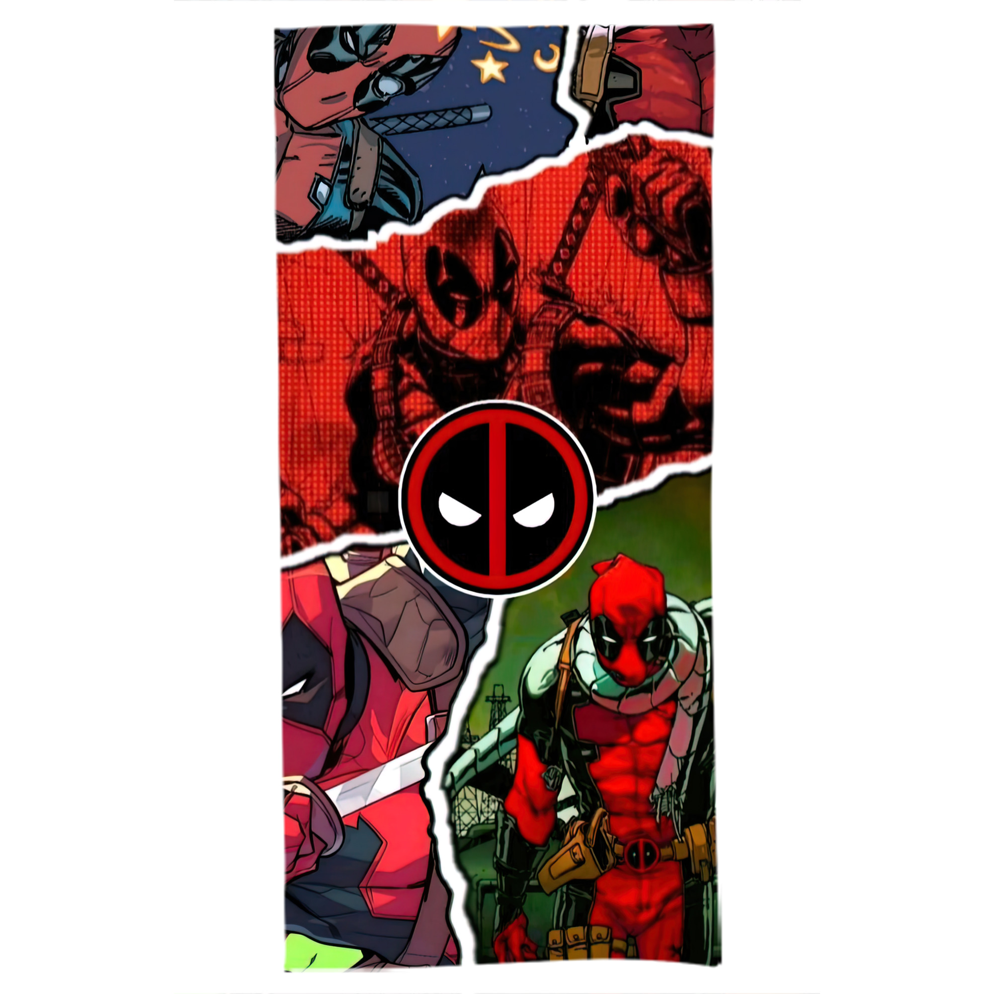 （画像用） Deadpool デッドプール 大判バスタオル 70×140cm 吸水速乾 柔らかい肌触り