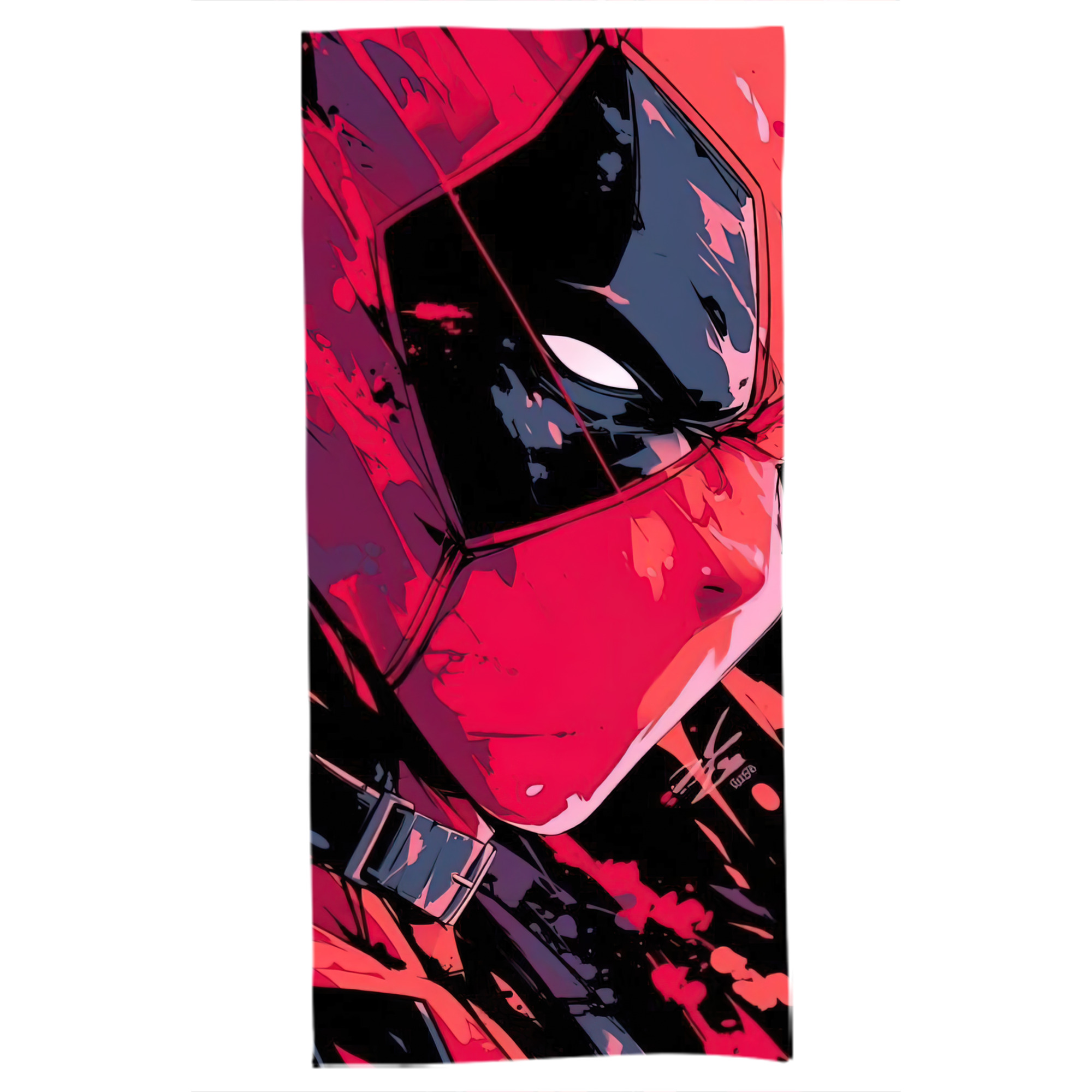 （画像用） Deadpool デッドプール 大判バスタオル 70×140cm 吸水速乾 柔らかい肌触り