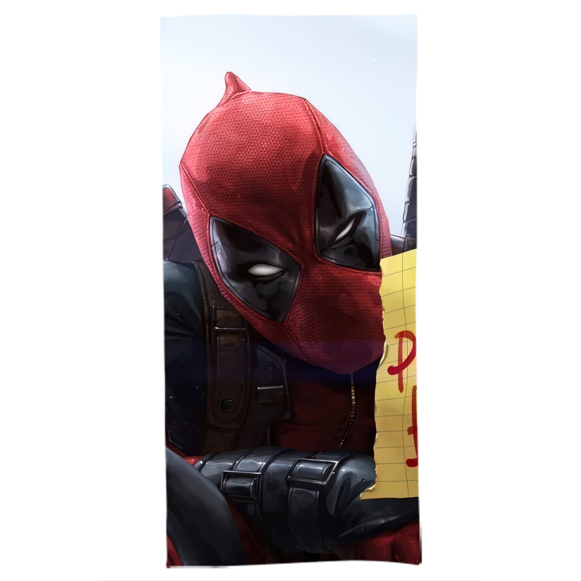 （画像用） Deadpool デッドプール 大判バスタオル 70×140cm 吸水速乾 柔らかい肌触り