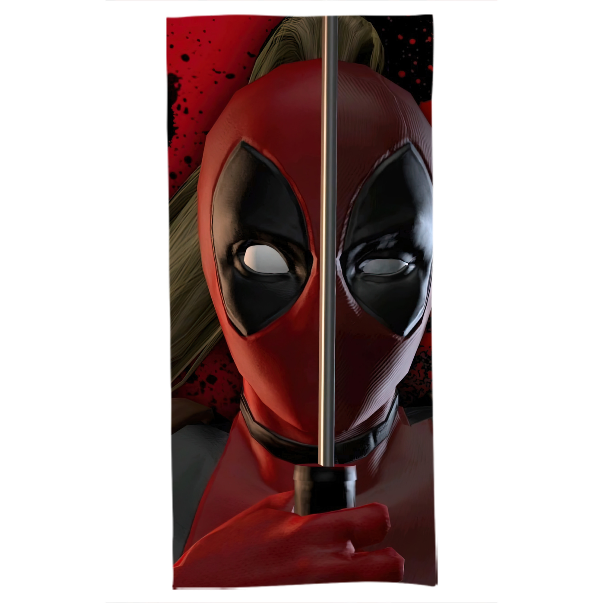 （画像用） Deadpool デッドプール 大判バスタオル 70×140cm 吸水速乾 柔らかい肌触り