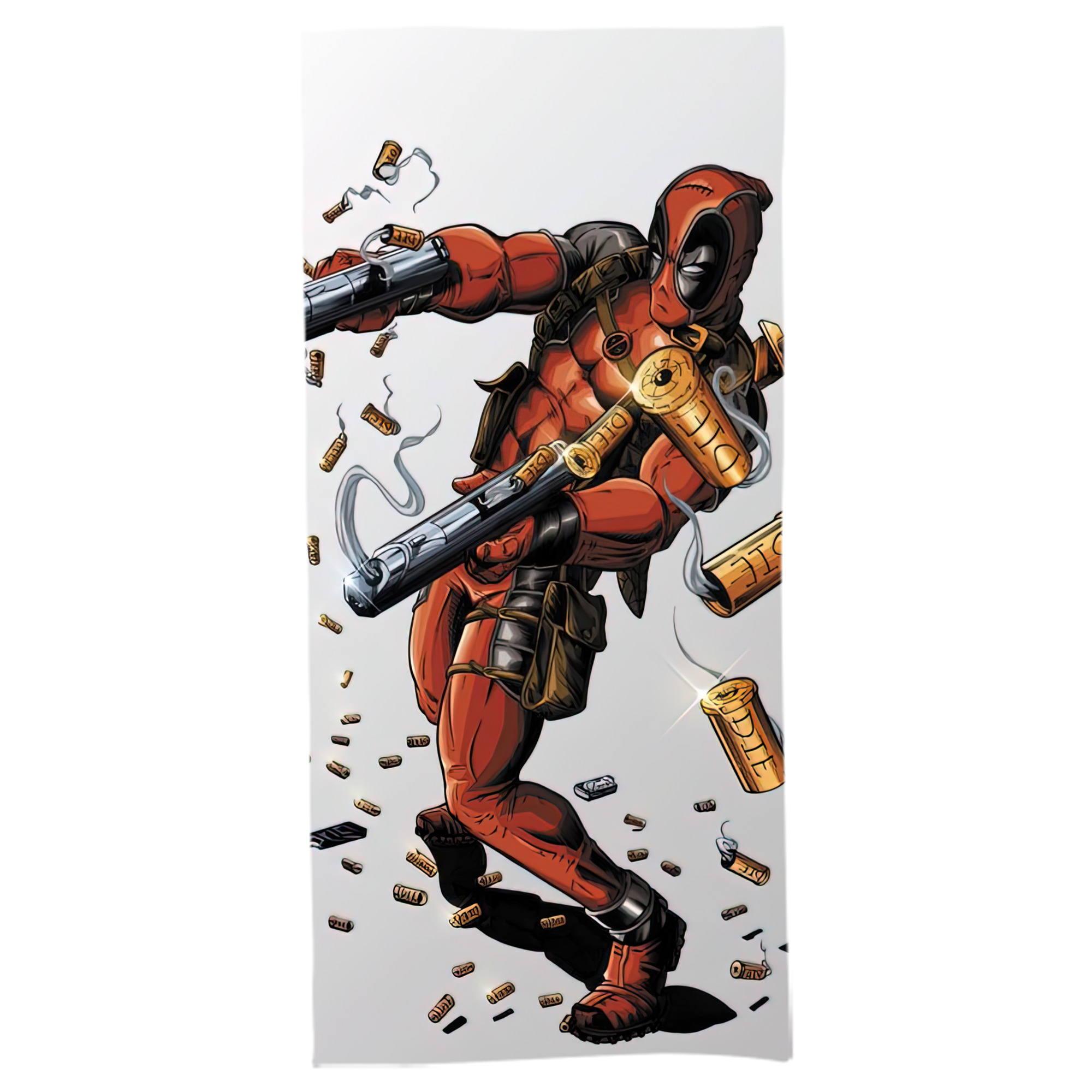 （画像用） Deadpool デッドプール 大判バスタオル 70×140cm 吸水速乾 柔らかい肌触り