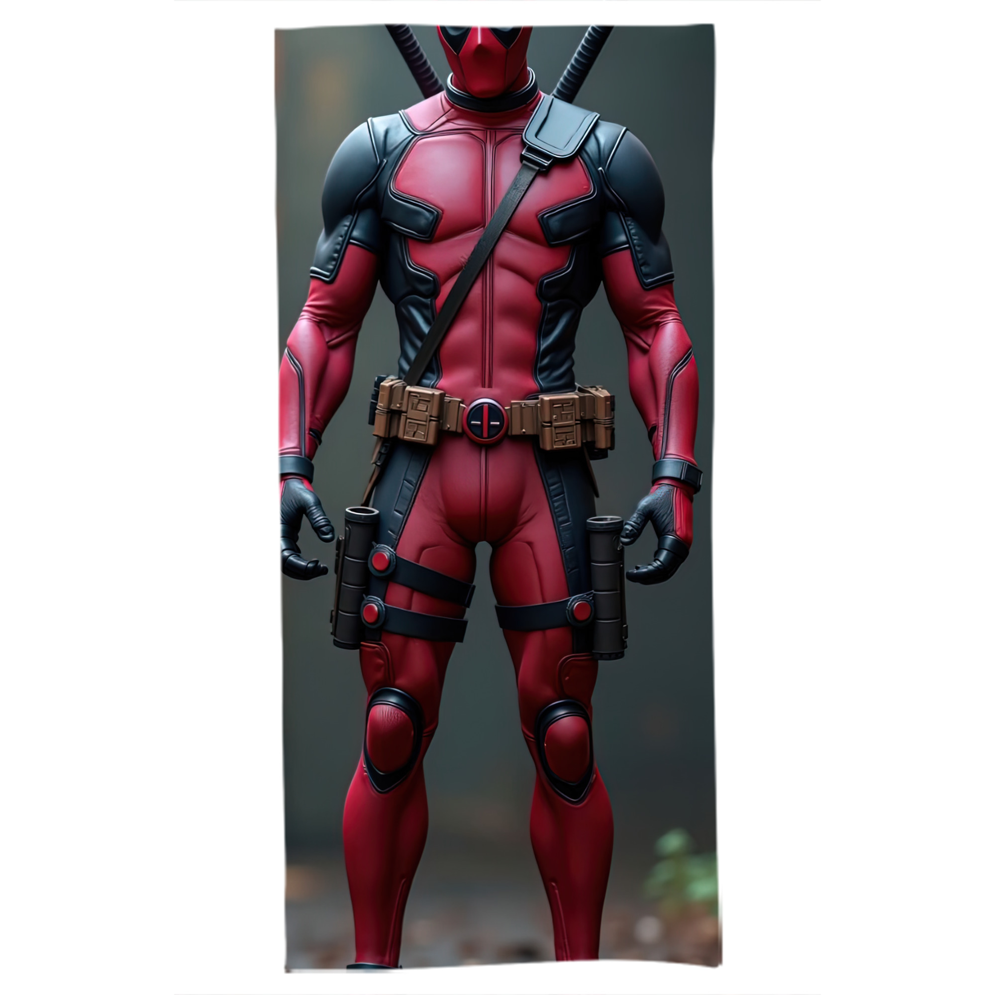 （画像用） Deadpool デッドプール 大判バスタオル 70×140cm 吸水速乾 柔らかい肌触り