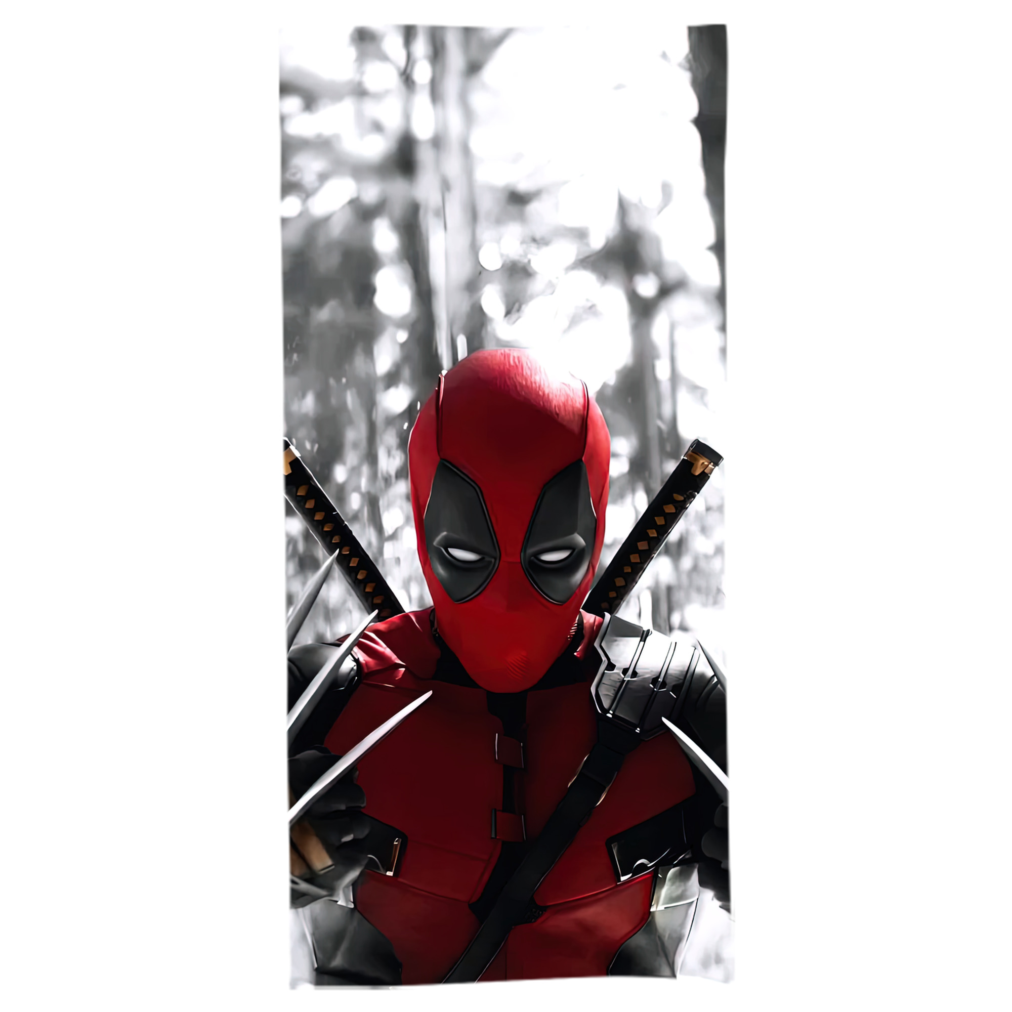 （画像用） Deadpool デッドプール 大判バスタオル 70×140cm 吸水速乾 柔らかい肌触り