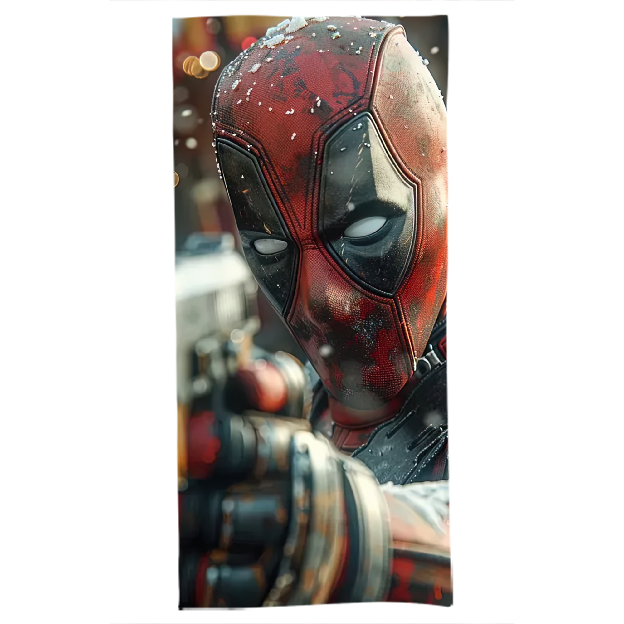 （画像用） Deadpool デッドプール 大判バスタオル 70×140cm 吸水速乾 柔らかい肌触り