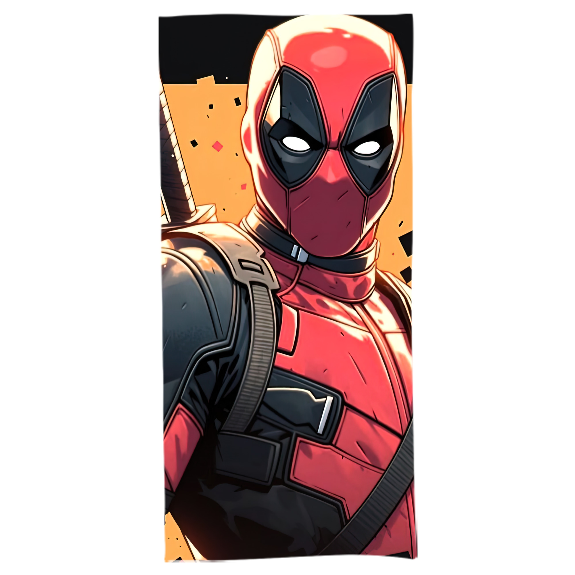 （画像用） Deadpool デッドプール 大判バスタオル 70×140cm 吸水速乾 柔らかい肌触り