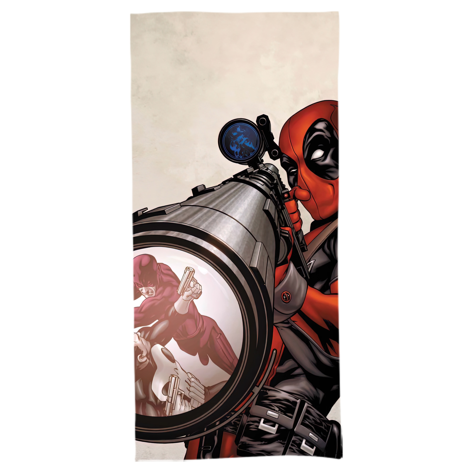 （画像用） Deadpool デッドプール 大判バスタオル 70×140cm 吸水速乾 柔らかい肌触り