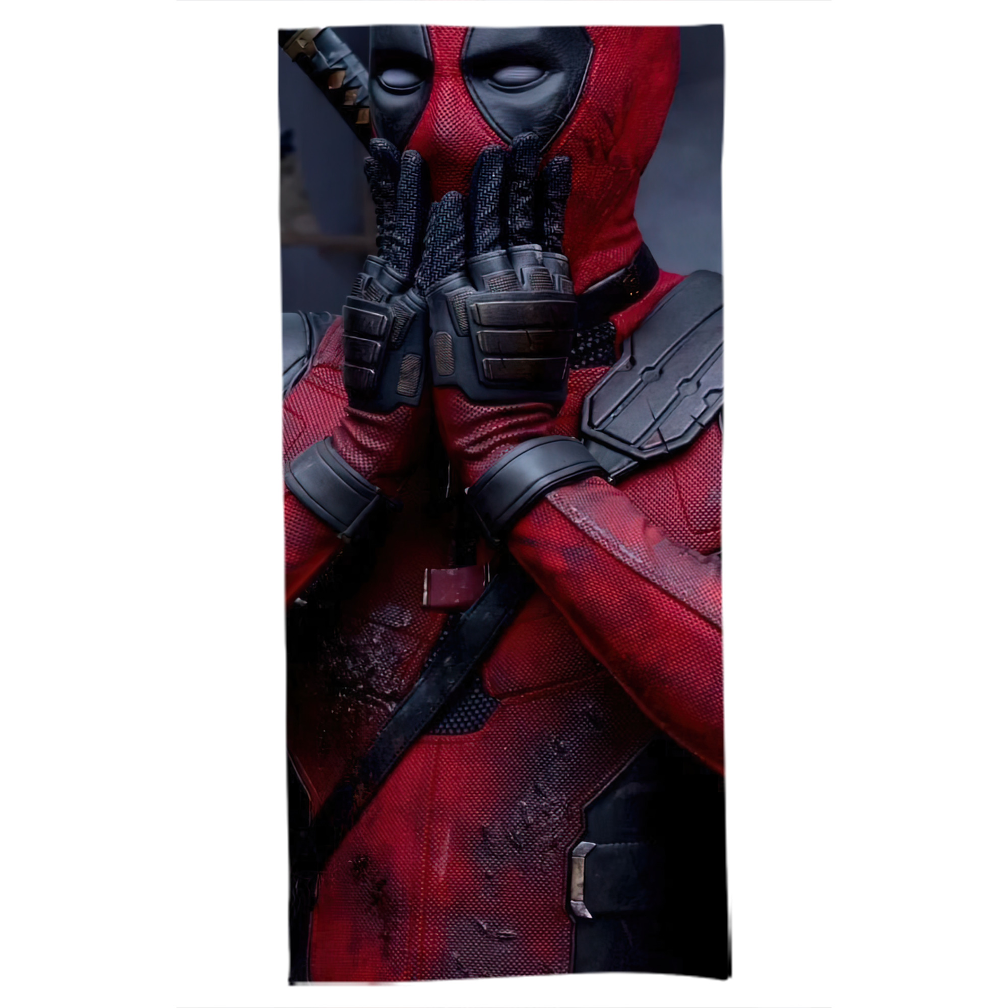 （画像用） Deadpool デッドプール 大判バスタオル 70×140cm 吸水速乾 柔らかい肌触り