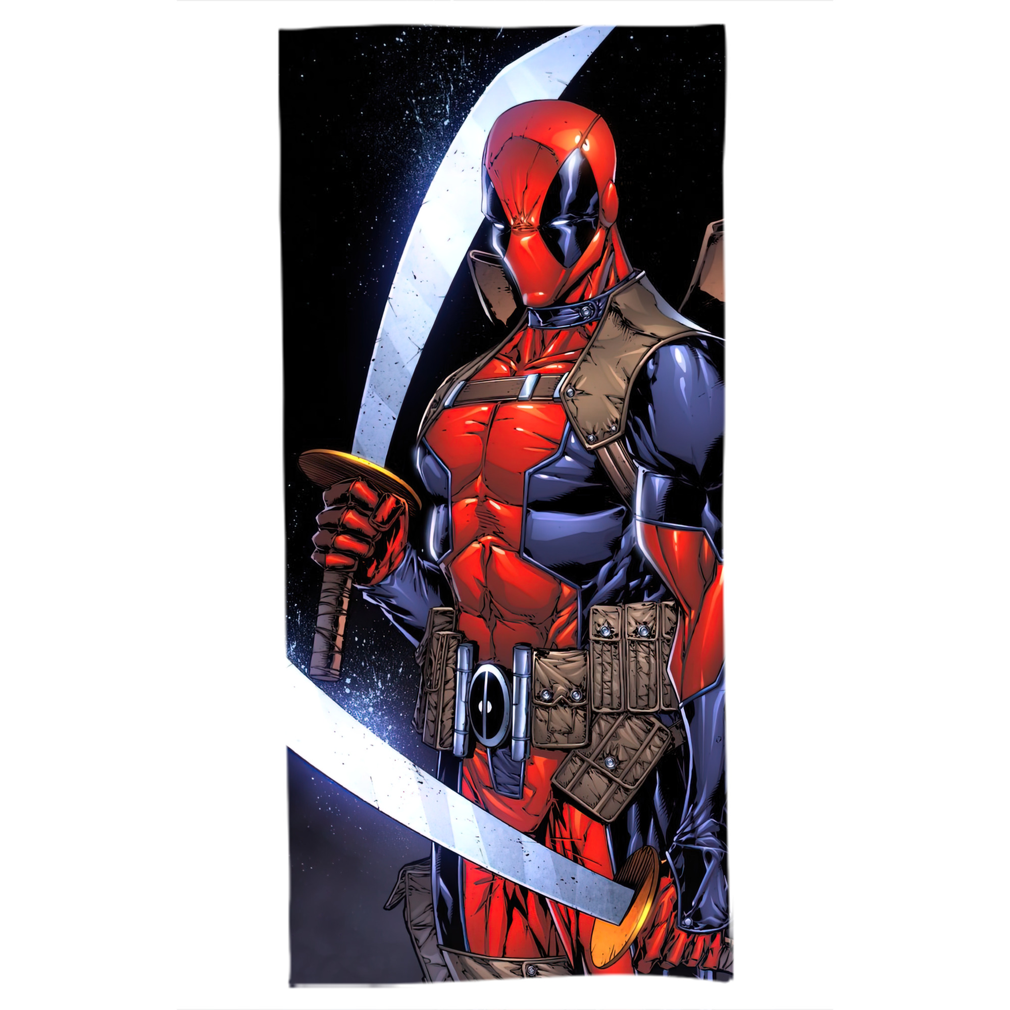 （画像用） Deadpool デッドプール 大判バスタオル 70×140cm 吸水速乾 柔らかい肌触り