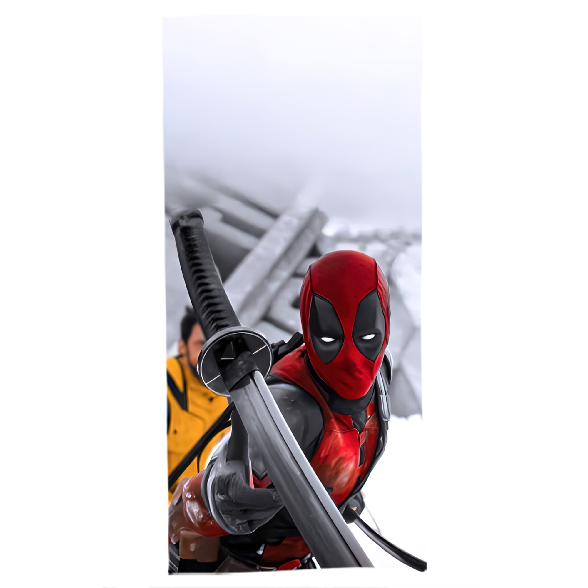 （画像用） Deadpool デッドプール 大判バスタオル 70×140cm 吸水速乾 柔らかい肌触り