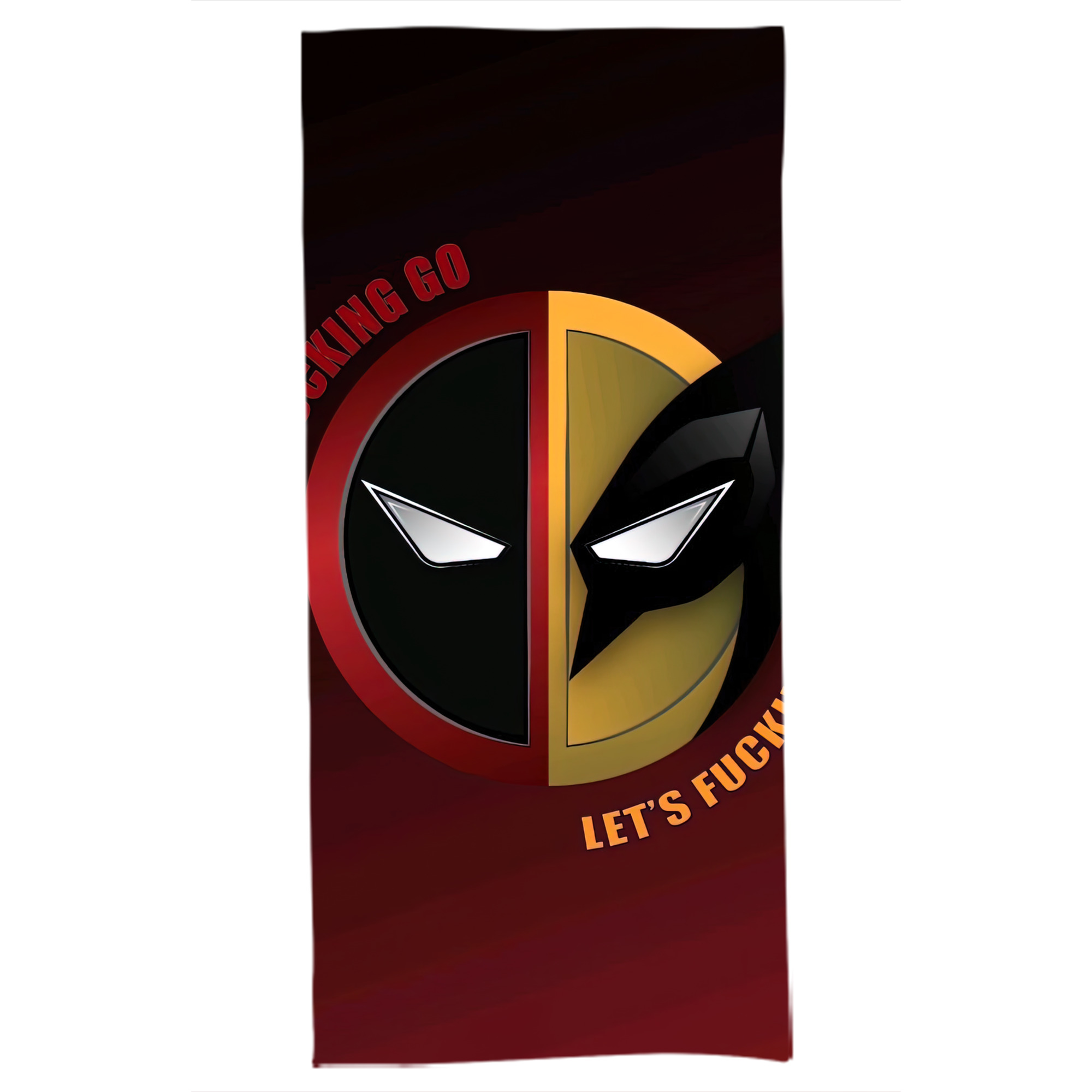 （画像用） Deadpool デッドプール 大判バスタオル 70×140cm 吸水速乾 柔らかい肌触り