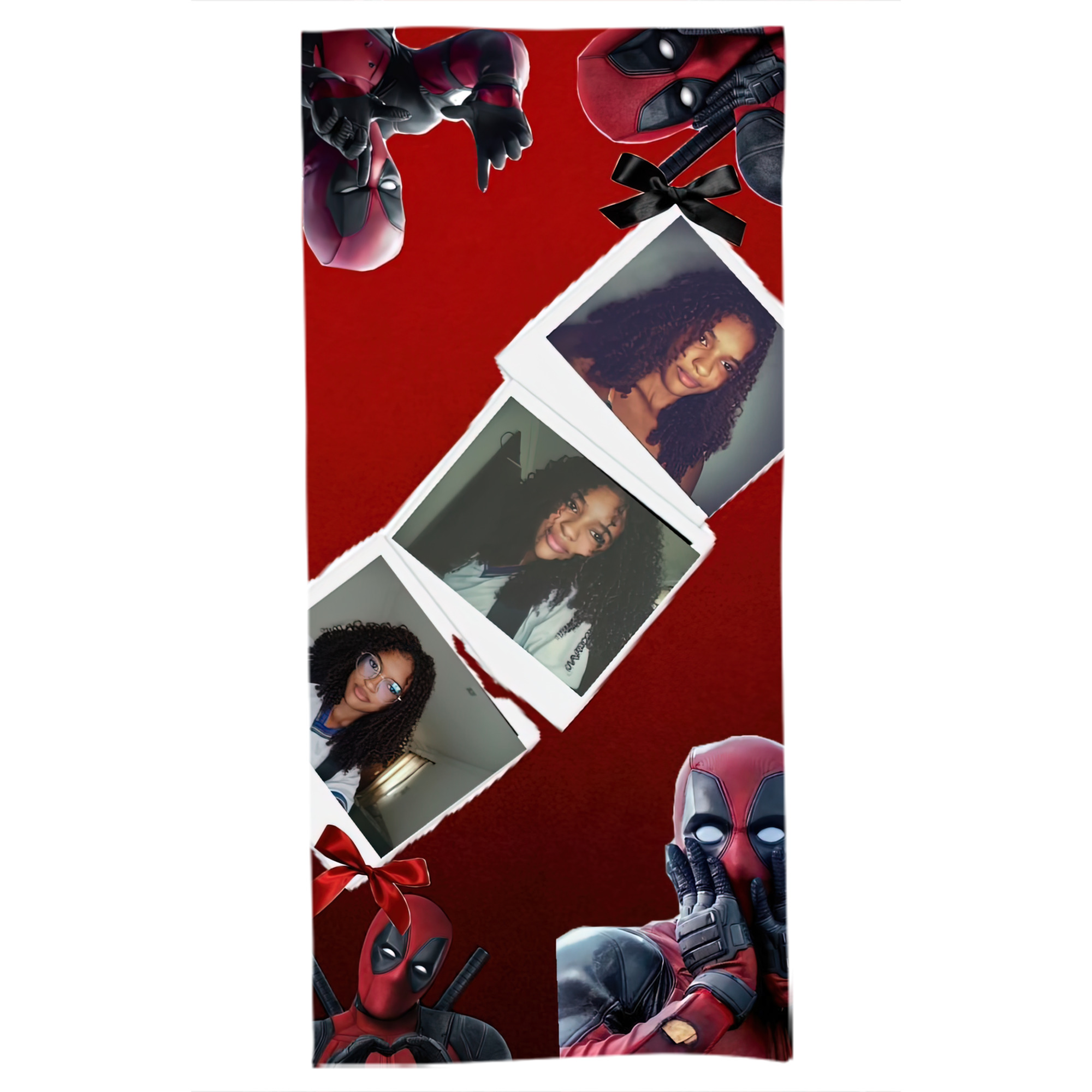 （画像用） Deadpool デッドプール 大判バスタオル 70×140cm 吸水速乾 柔らかい肌触り