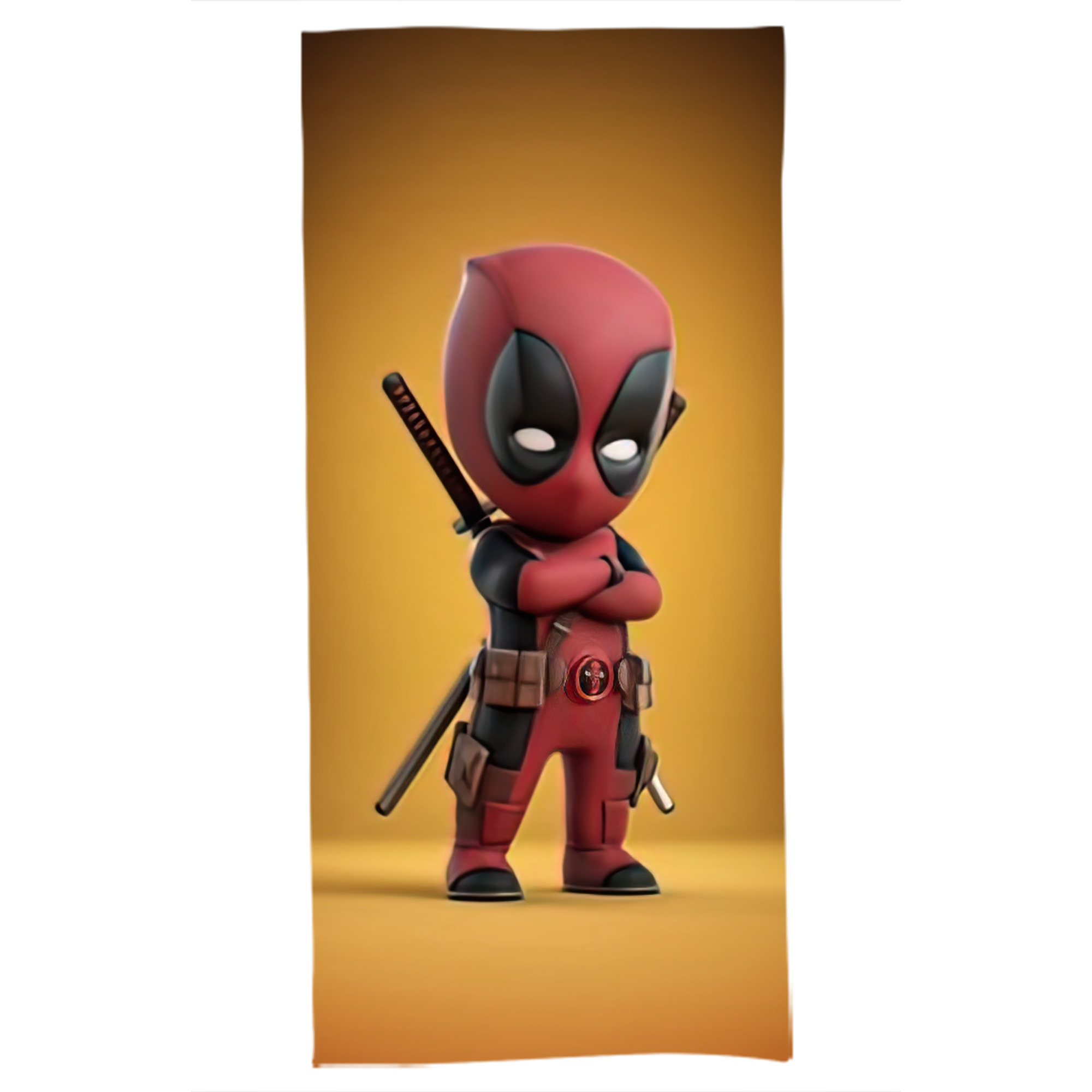 （画像用） Deadpool デッドプール 大判バスタオル 70×140cm 吸水速乾 柔らかい肌触り