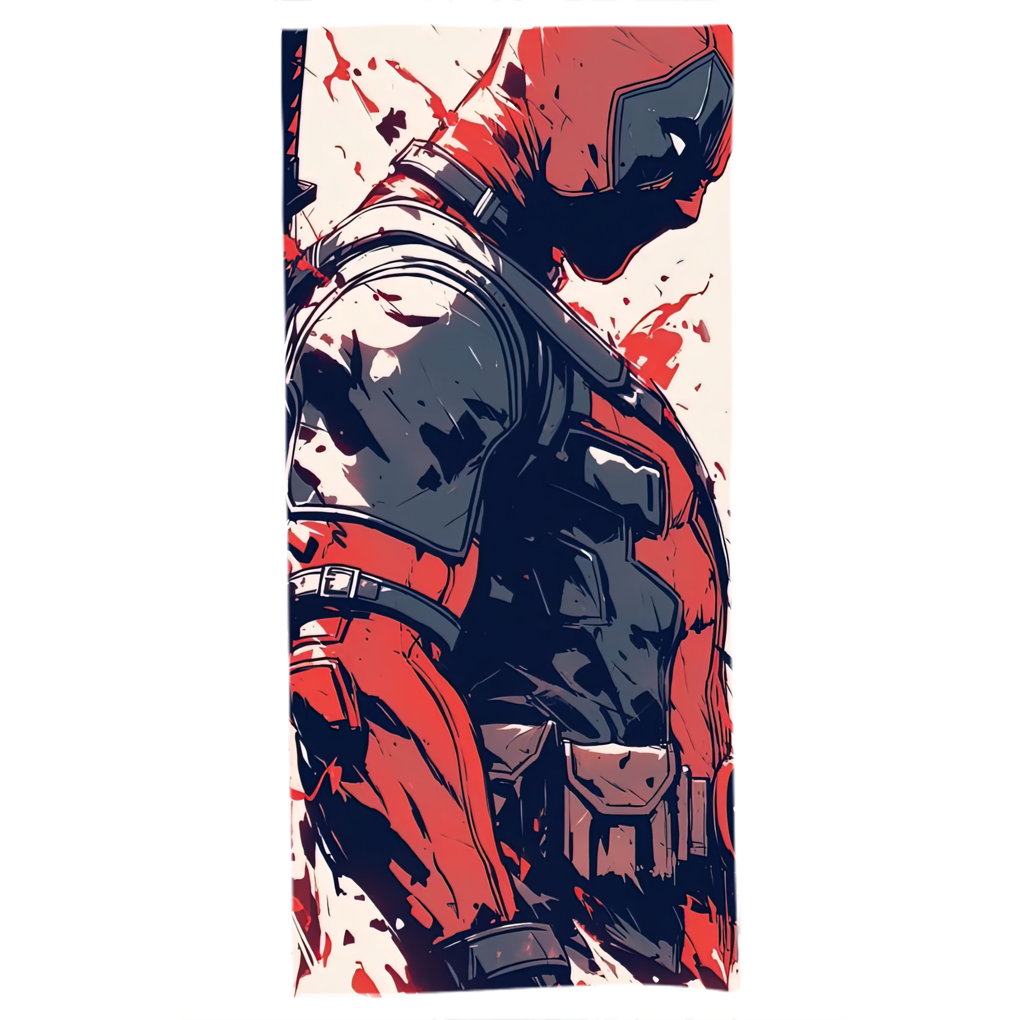 （画像用） Deadpool デッドプール 大判バスタオル 70×140cm 吸水速乾 柔らかい肌触り