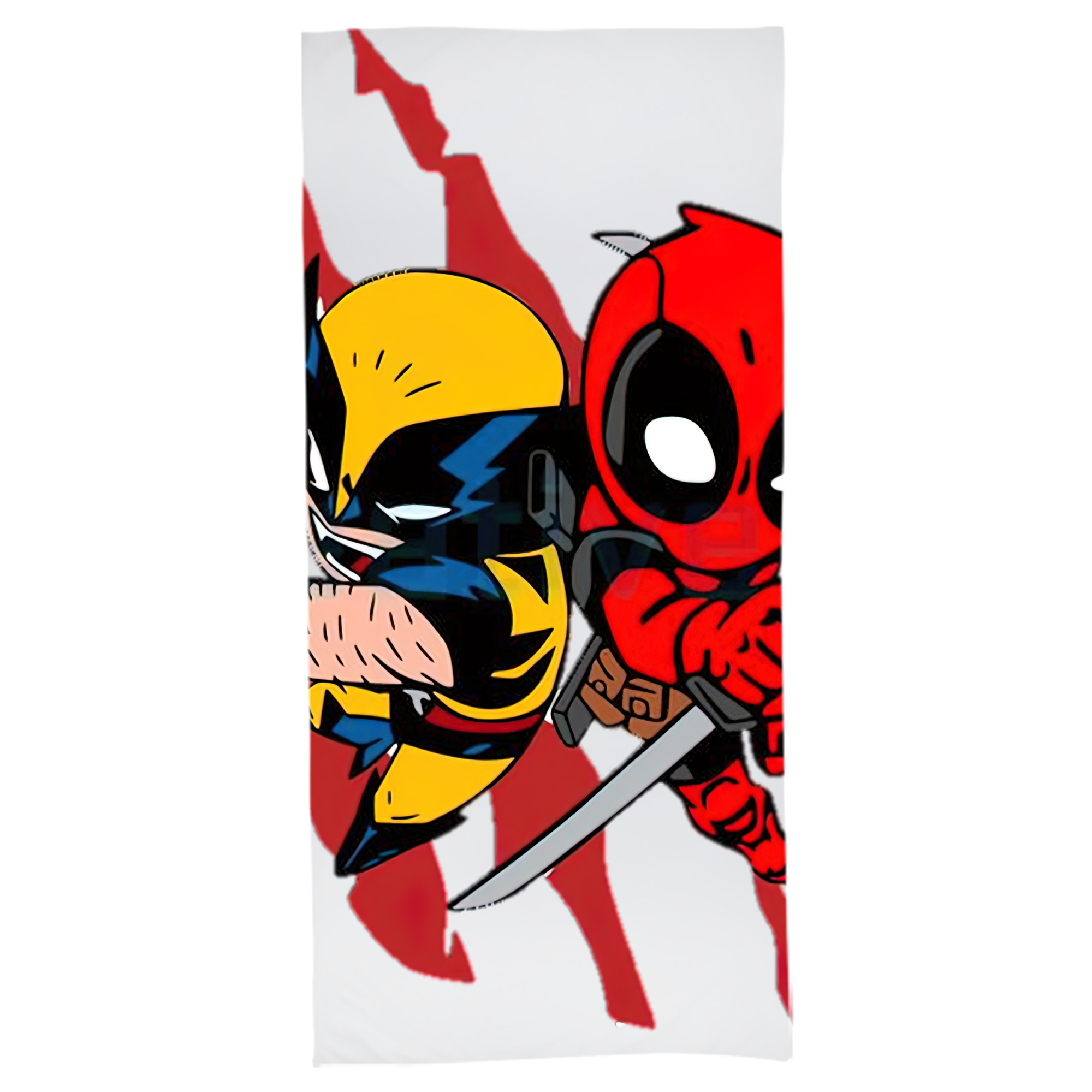 （画像用） Deadpool デッドプール 大判バスタオル 70×140cm 吸水速乾 柔らかい肌触り