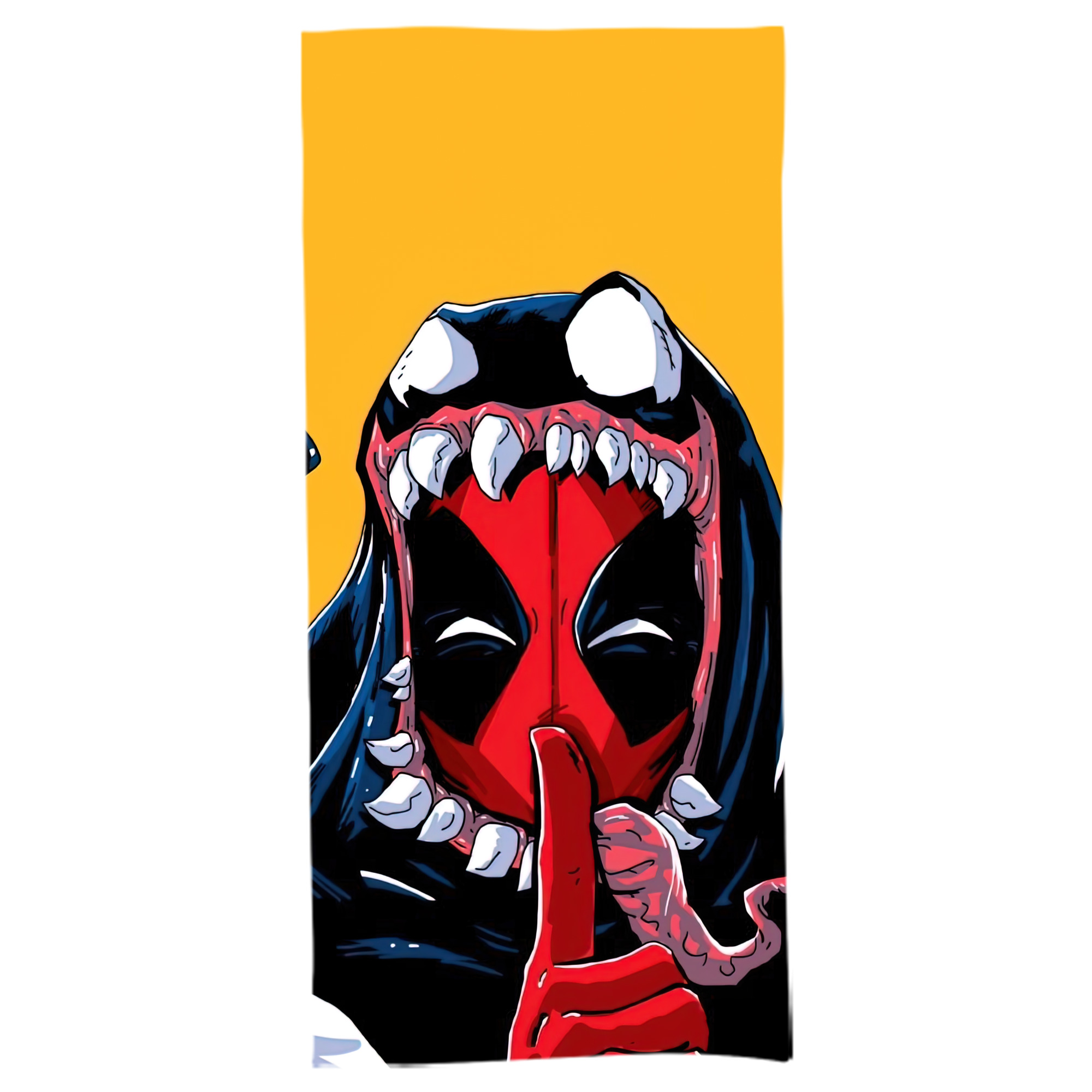 （画像用） Deadpool デッドプール 大判バスタオル 70×140cm 吸水速乾 柔らかい肌触り