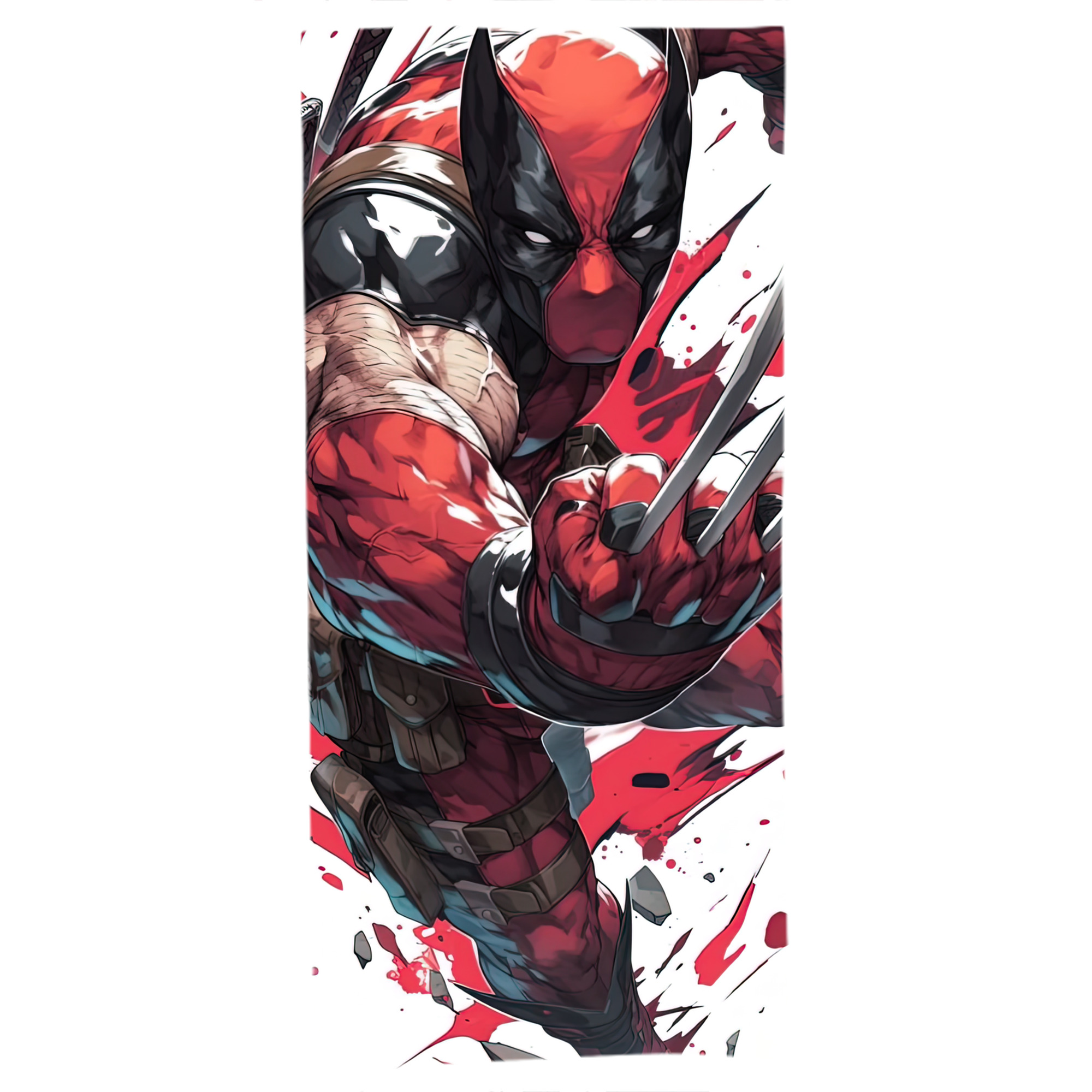 （画像用） Deadpool デッドプール 大判バスタオル 70×140cm 吸水速乾 柔らかい肌触り