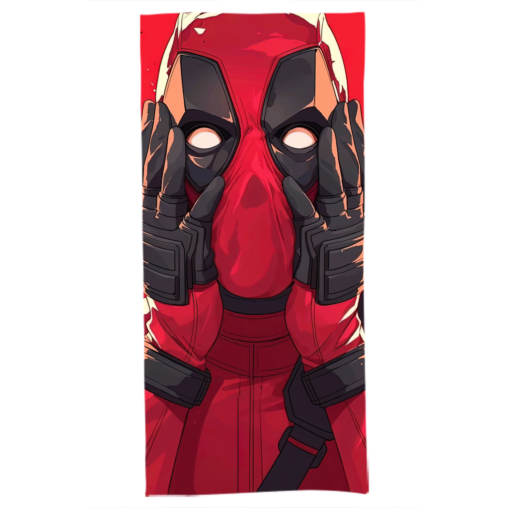 （画像用） Deadpool デッドプール 大判バスタオル 70×140cm 吸水速乾 柔らかい肌触り