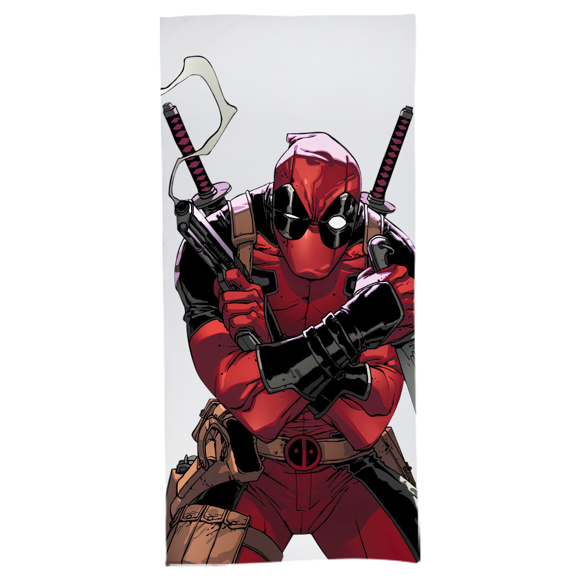 （画像用） Deadpool デッドプール 大判バスタオル 70×140cm 吸水速乾 柔らかい肌触り