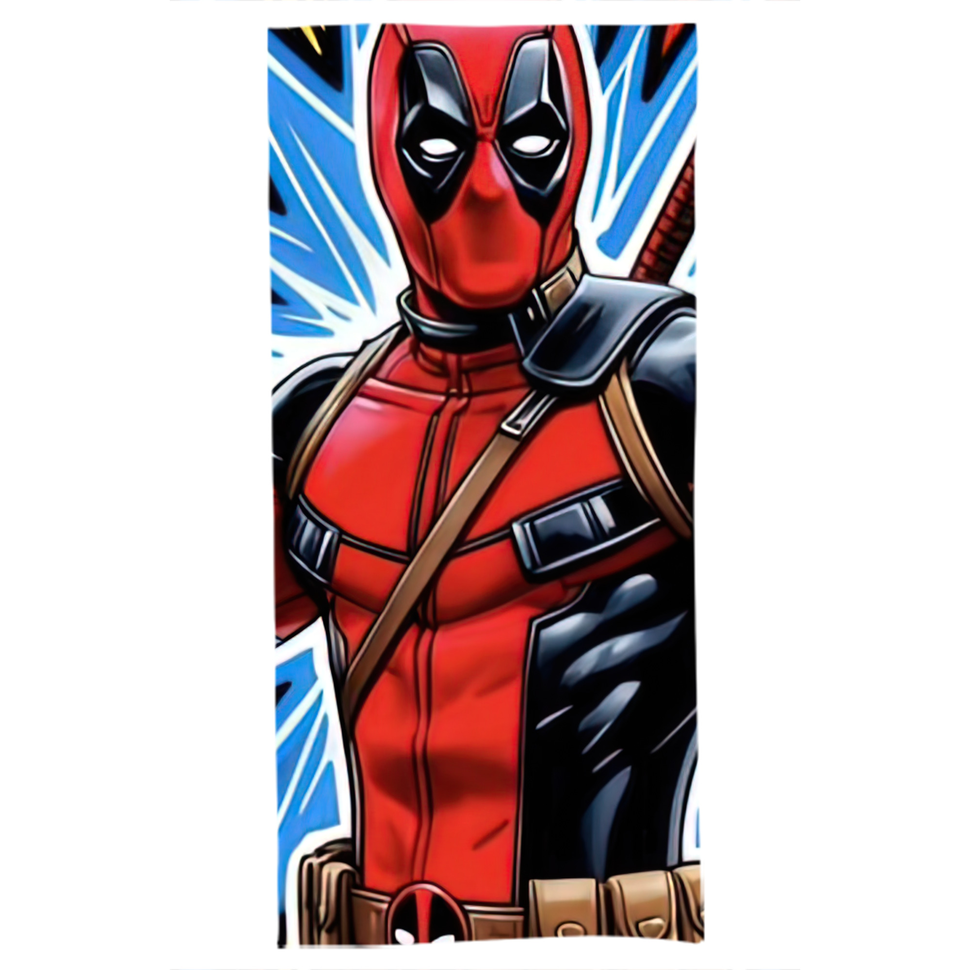 （画像用） Deadpool デッドプール 大判バスタオル 70×140cm 吸水速乾 柔らかい肌触り