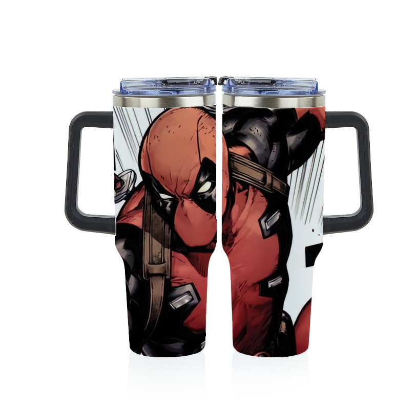 （画像用） Deadpool デッドプール 1200ｍLフルプリント車用タンブラー