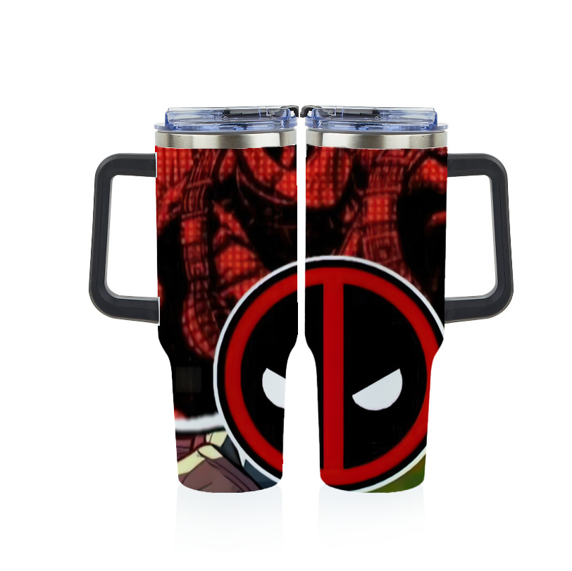 （画像用） Deadpool デッドプール 1200ｍLフルプリント車用タンブラー