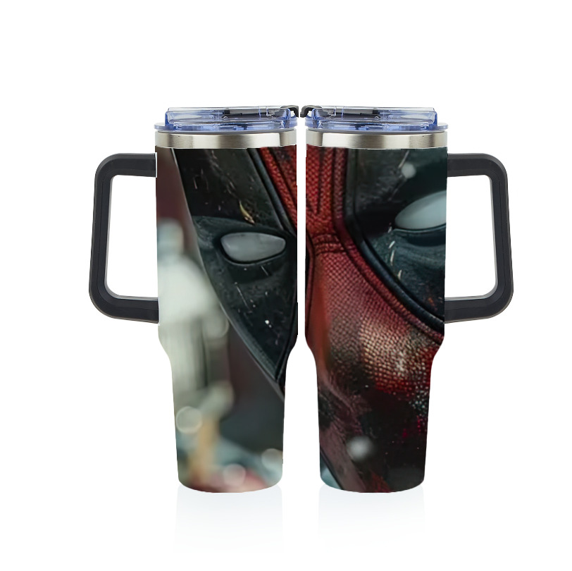 （画像用） Deadpool デッドプール 1200ｍLフルプリント車用タンブラー