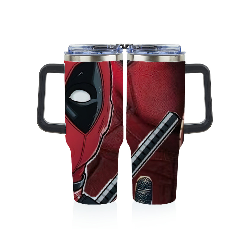 （画像用） Deadpool デッドプール 1200ｍLフルプリント車用タンブラー