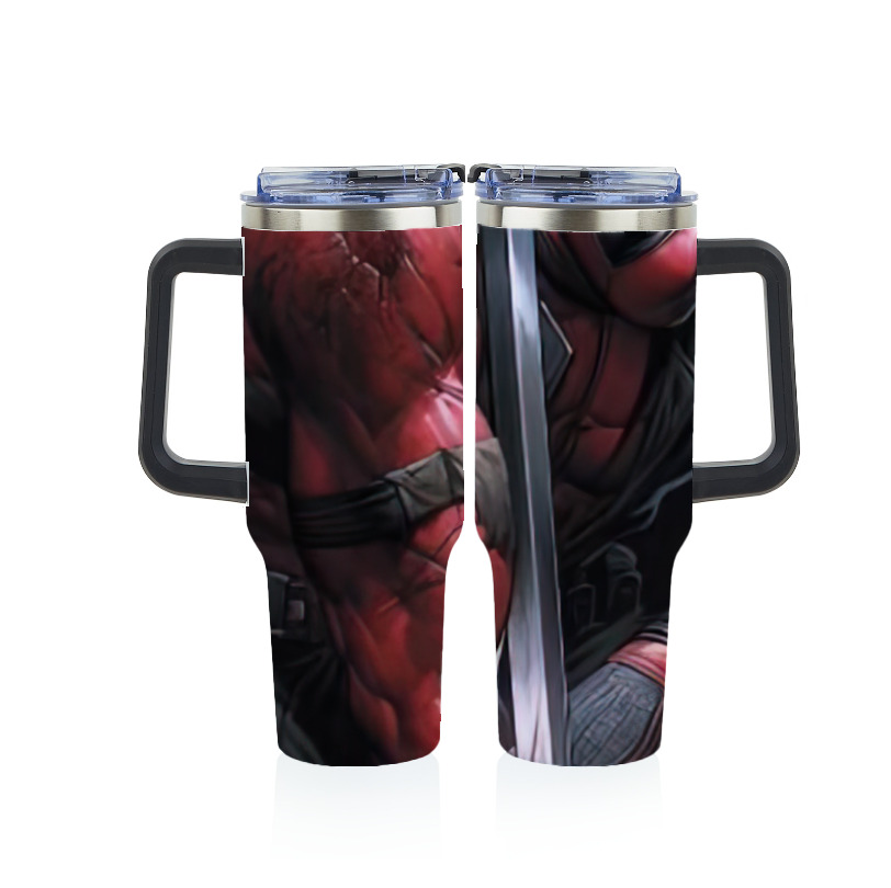 （画像用） Deadpool デッドプール 1200ｍLフルプリント車用タンブラー