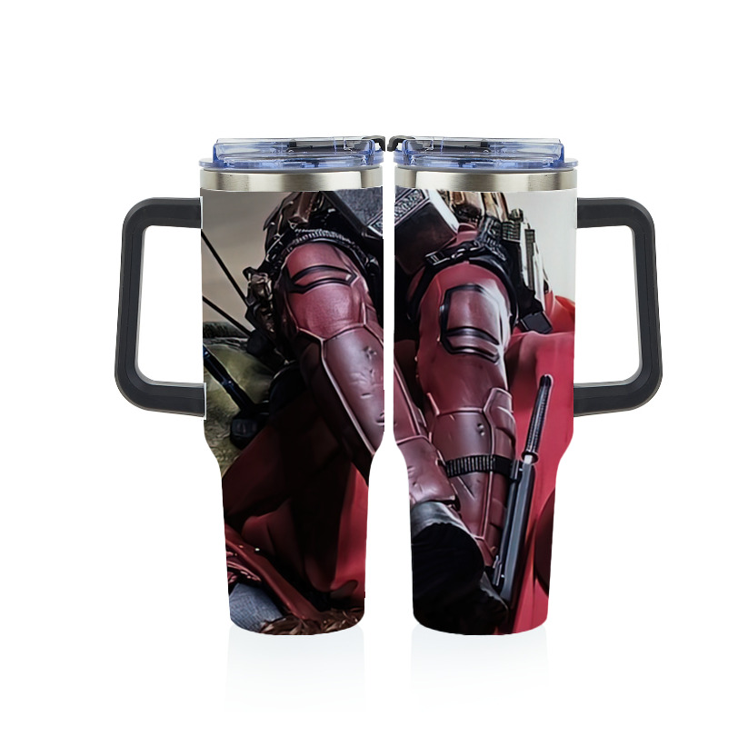 （画像用） Deadpool デッドプール 1200ｍLフルプリント車用タンブラー