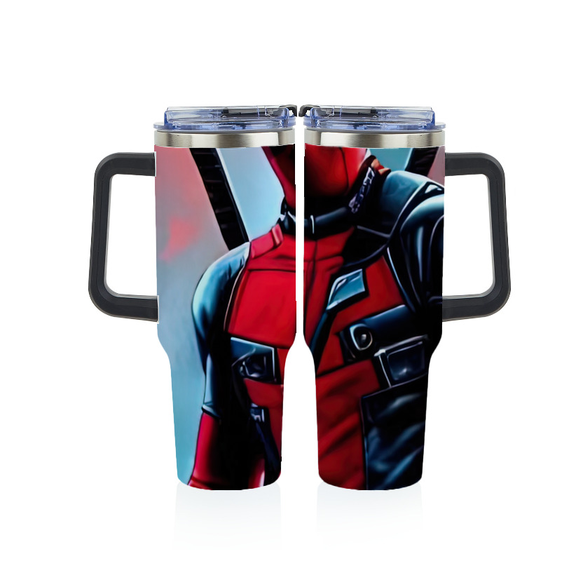 （画像用） Deadpool デッドプール 1200ｍLフルプリント車用タンブラー