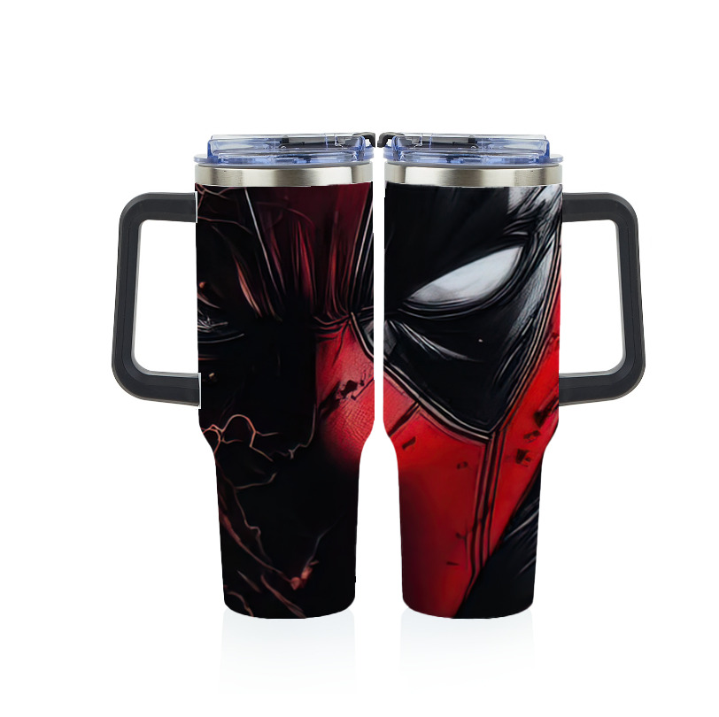 （画像用） Deadpool デッドプール 1200ｍLフルプリント車用タンブラー