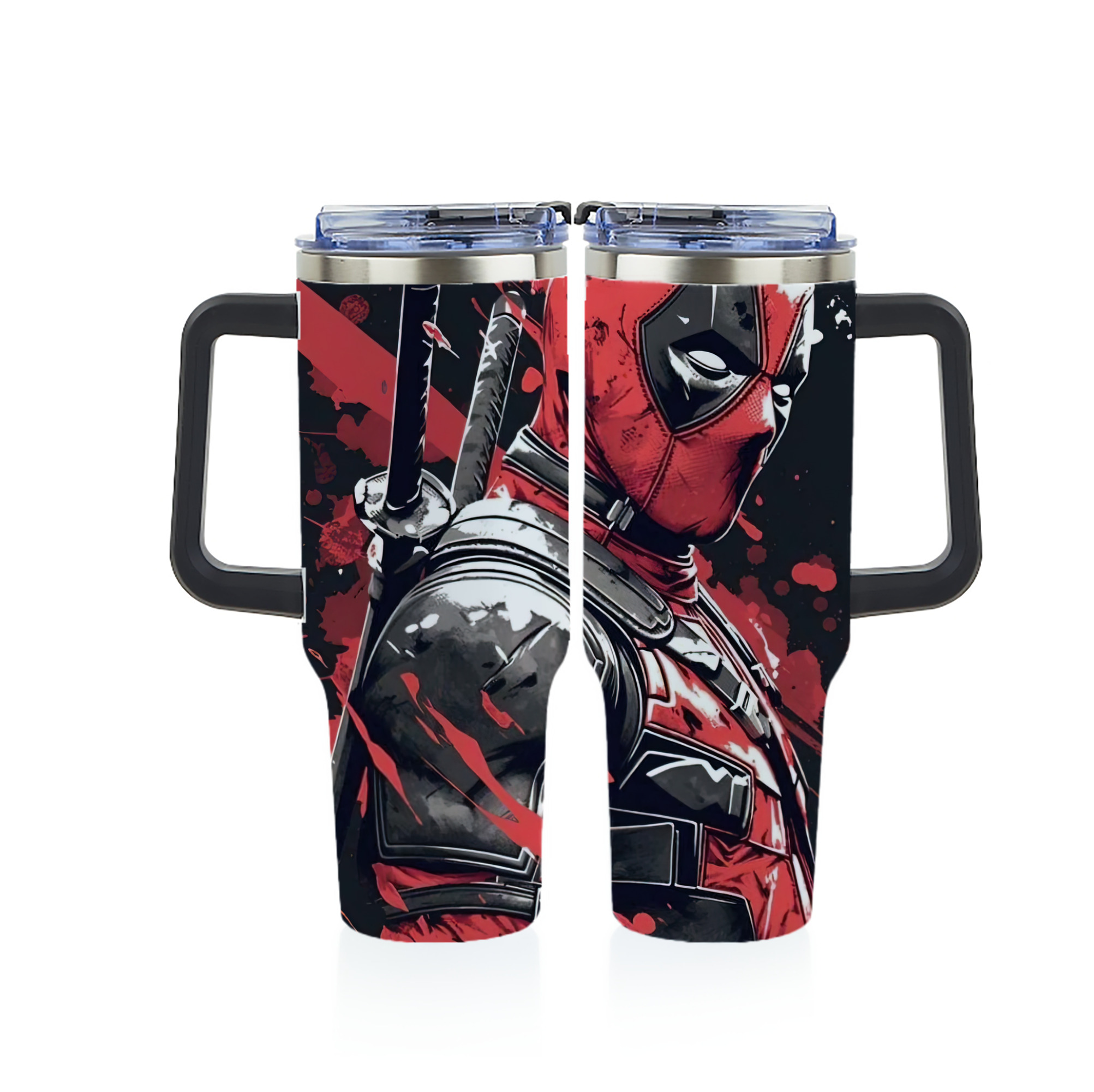 （画像用） Deadpool デッドプール 1200ｍLフルプリント車用タンブラー