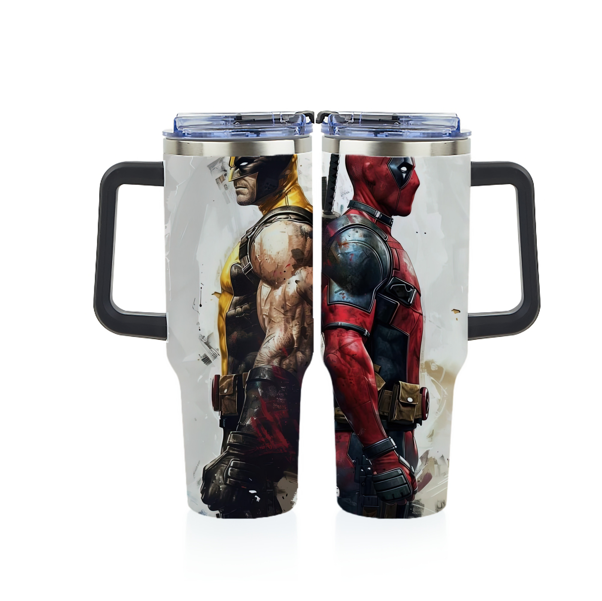 （画像用） Deadpool デッドプール 1200ｍLフルプリント車用タンブラー