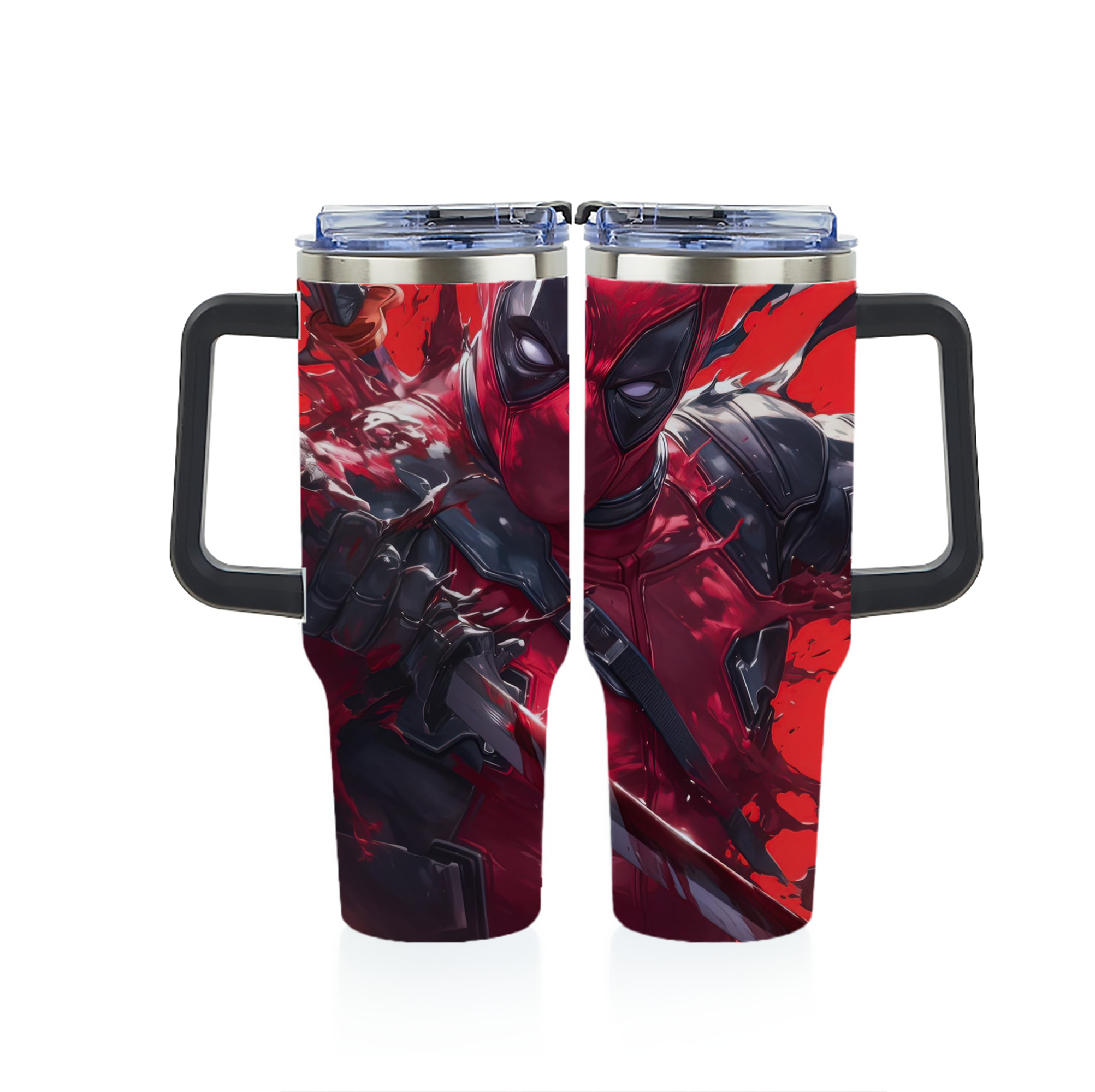 （画像用） Deadpool デッドプール 1200ｍLフルプリント車用タンブラー