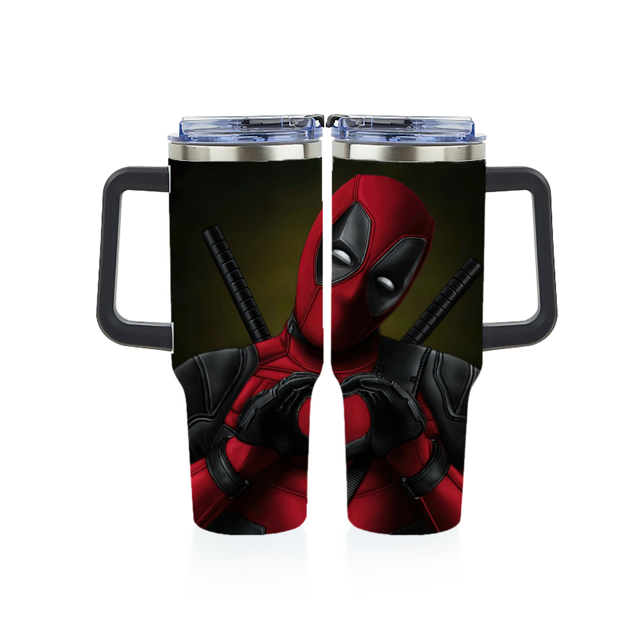 （画像用） Deadpool デッドプール 1200ｍLフルプリント車用タンブラー