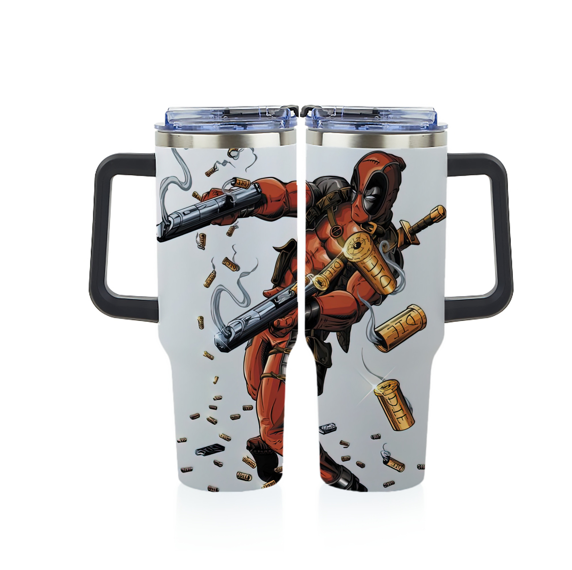 （画像用） Deadpool デッドプール 1200ｍLフルプリント車用タンブラー
