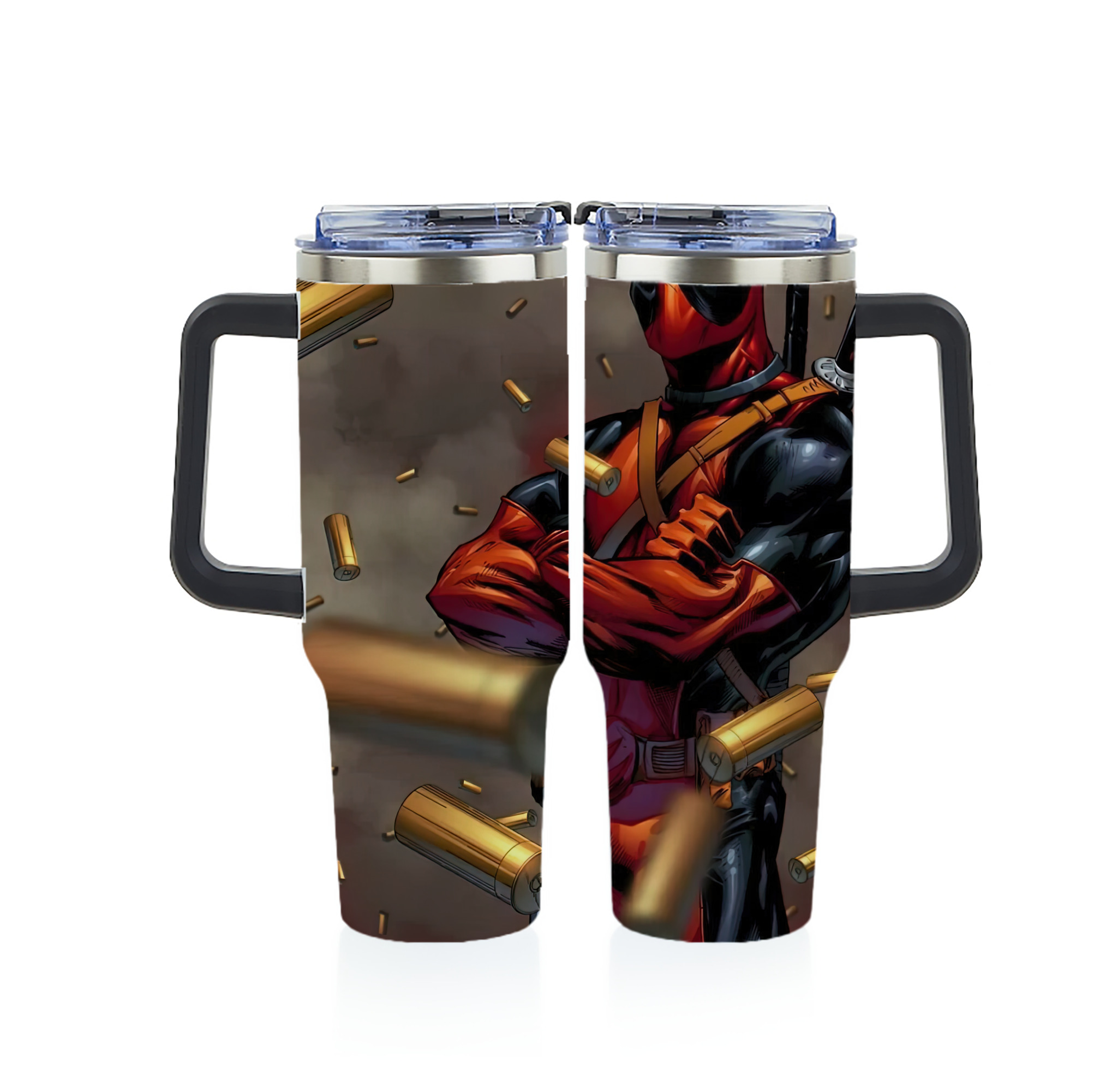 （画像用） Deadpool デッドプール 1200ｍLフルプリント車用タンブラー