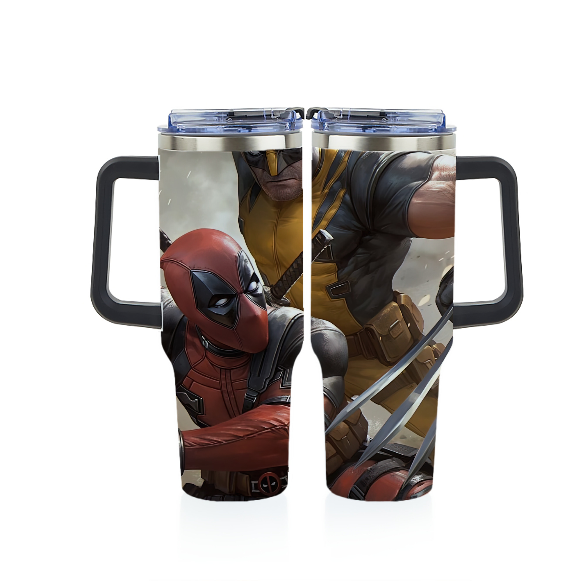 （画像用） Deadpool デッドプール 1200ｍLフルプリント車用タンブラー