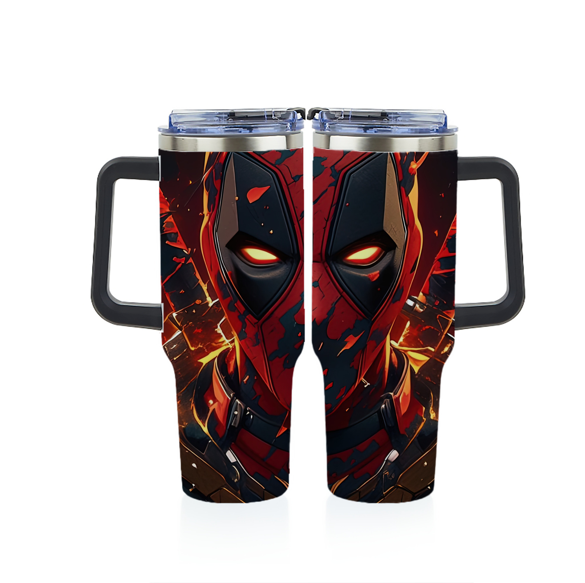 （画像用） Deadpool デッドプール 1200ｍLフルプリント車用タンブラー