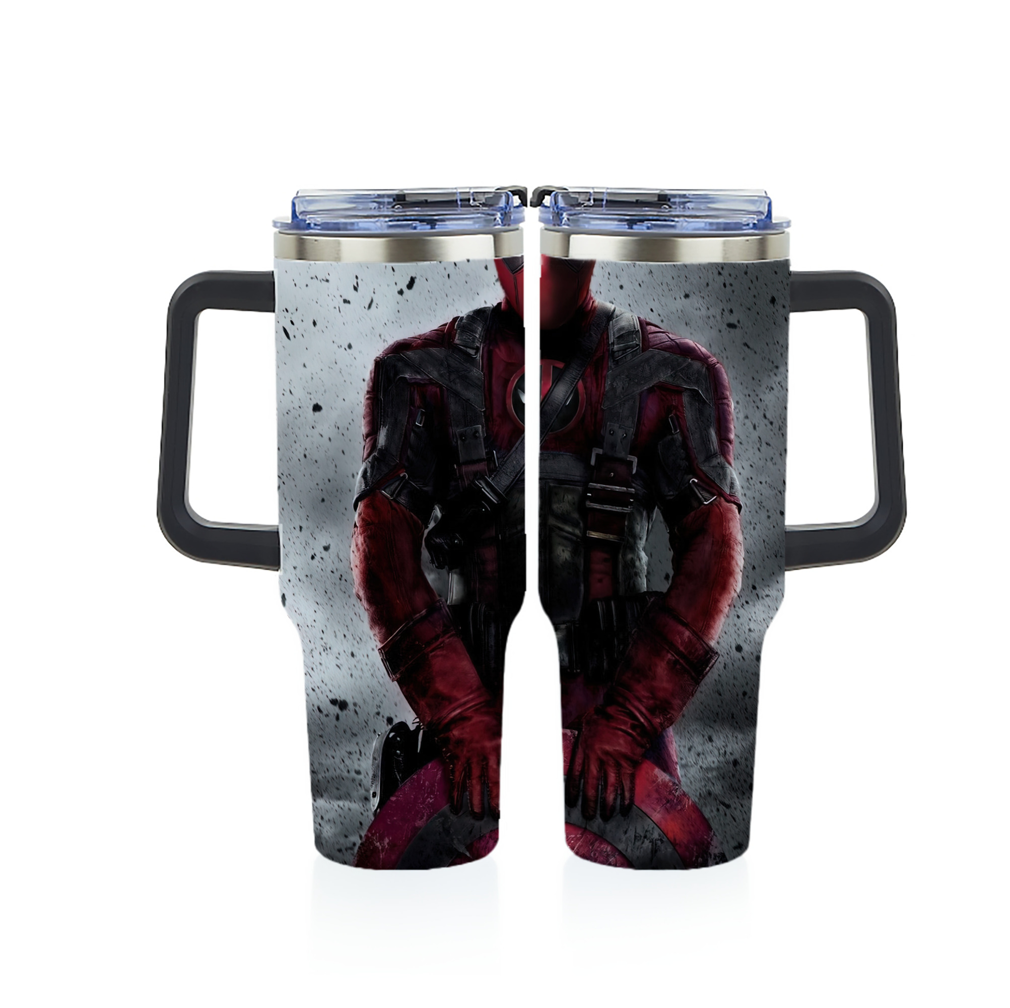 （画像用） Deadpool デッドプール 1200ｍLフルプリント車用タンブラー