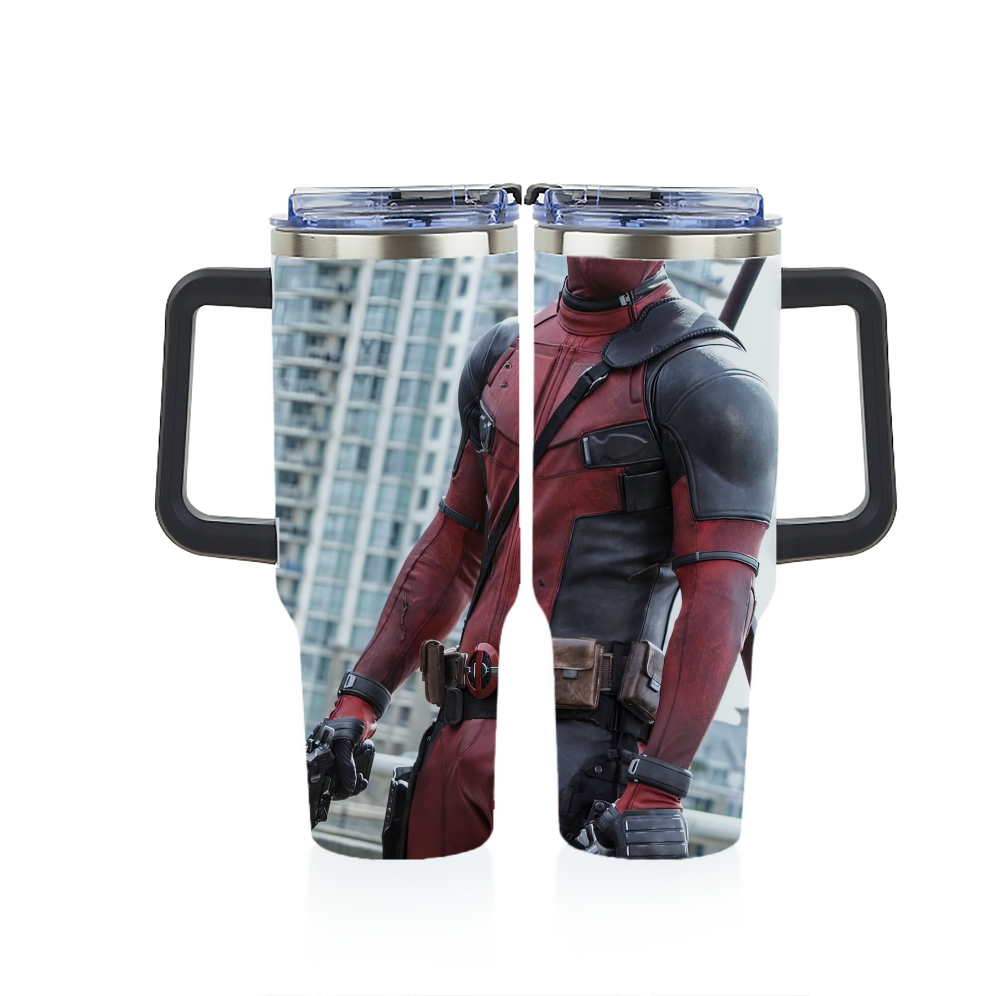 （画像用） Deadpool デッドプール 1200ｍLフルプリント車用タンブラー