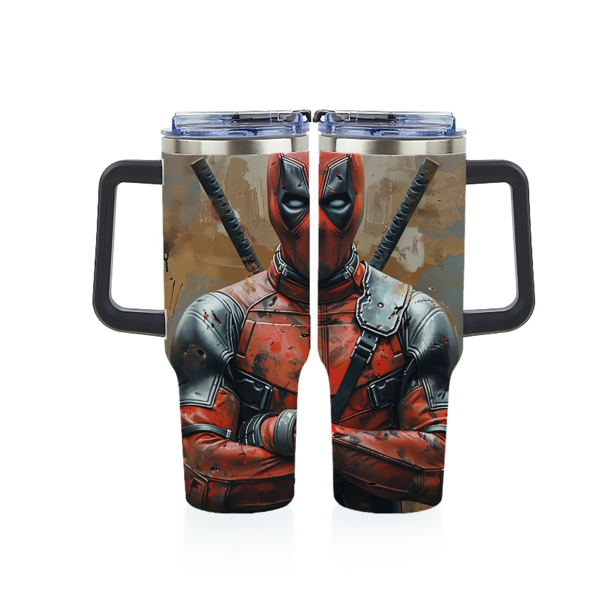 （画像用） Deadpool デッドプール 1200ｍLフルプリント車用タンブラー