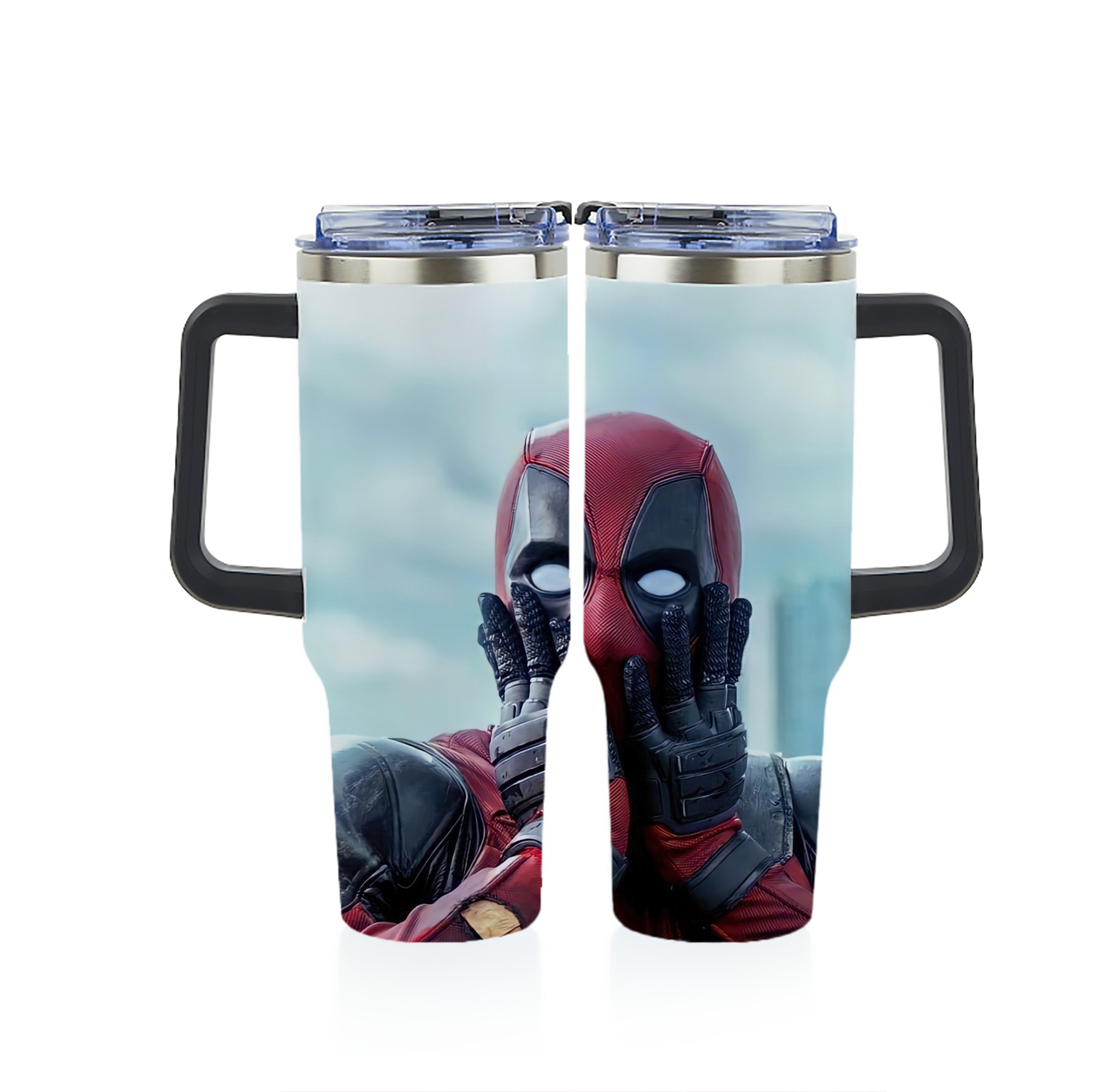 （画像用） Deadpool デッドプール 1200ｍLフルプリント車用タンブラー