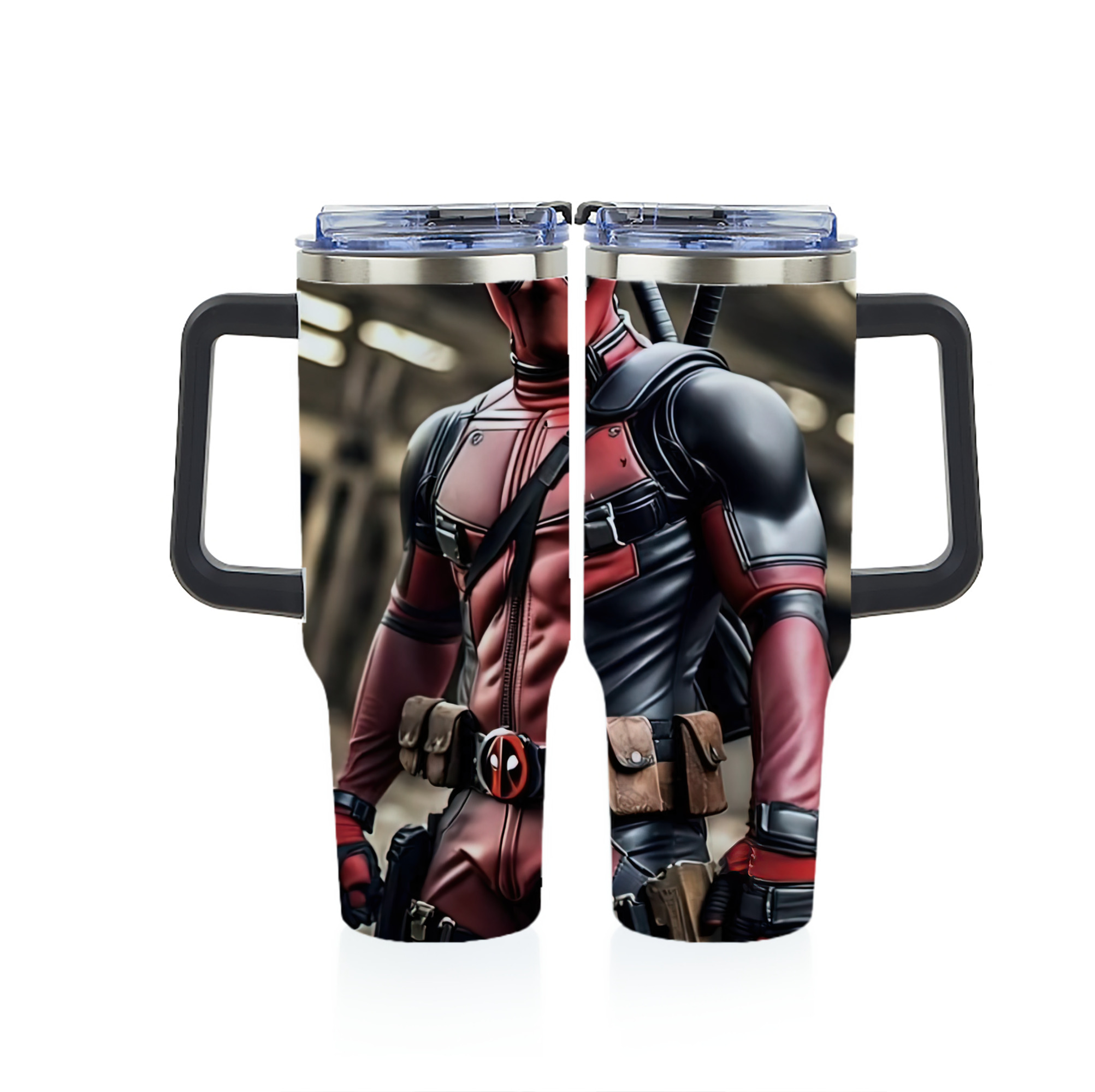 （画像用） Deadpool デッドプール 1200ｍLフルプリント車用タンブラー
