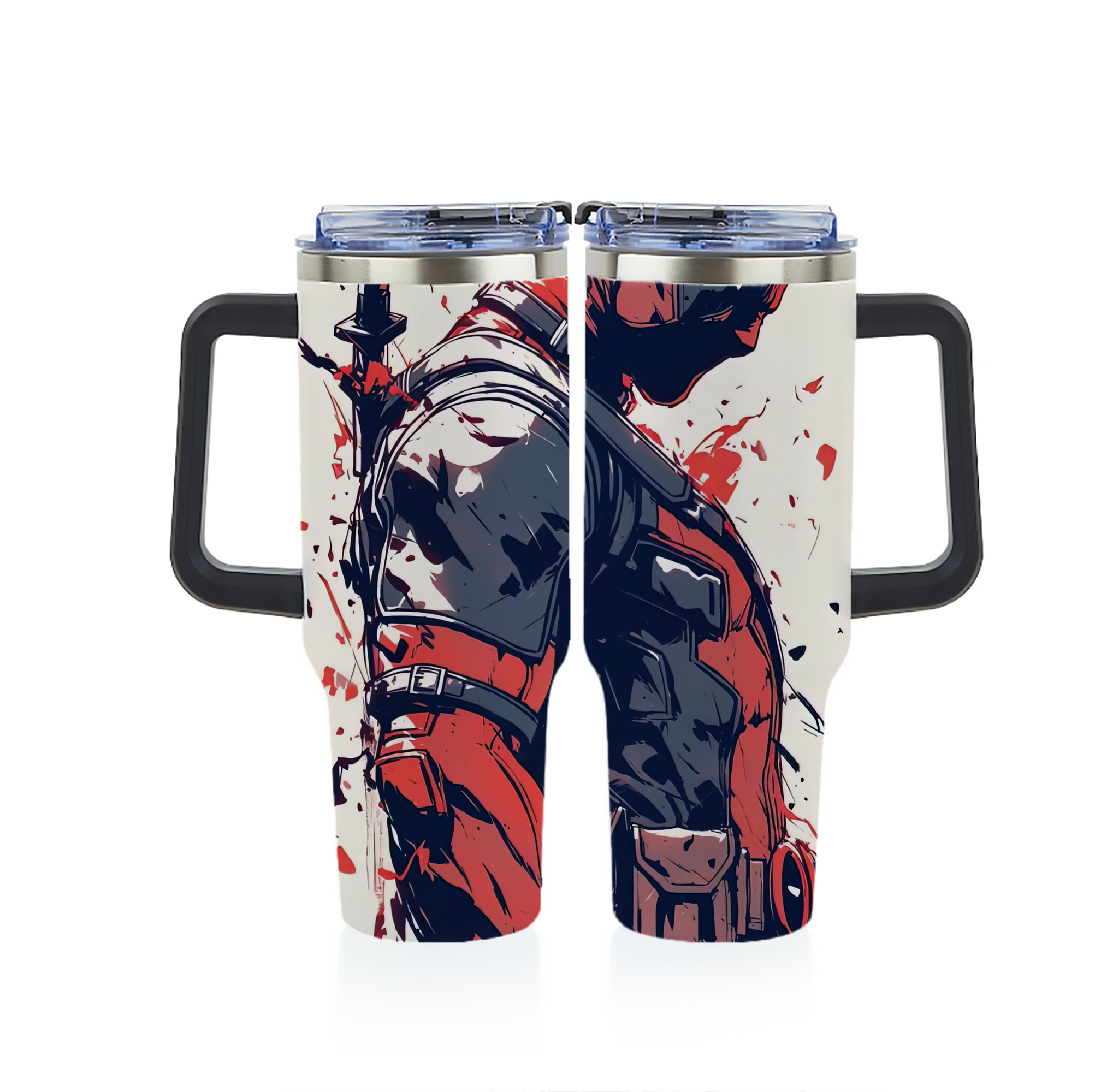 （画像用） Deadpool デッドプール 1200ｍLフルプリント車用タンブラー