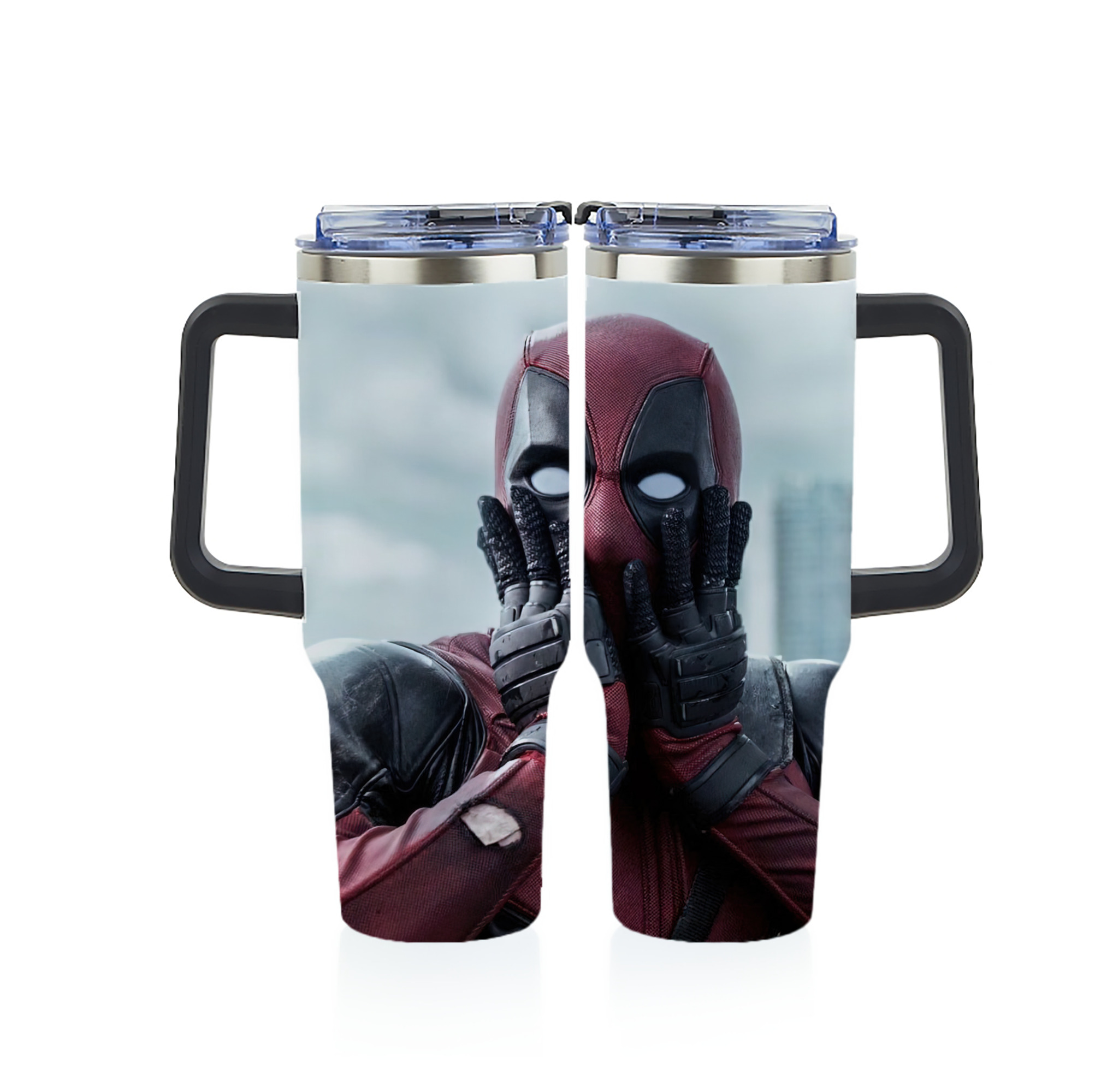 （画像用） Deadpool デッドプール 1200ｍLフルプリント車用タンブラー