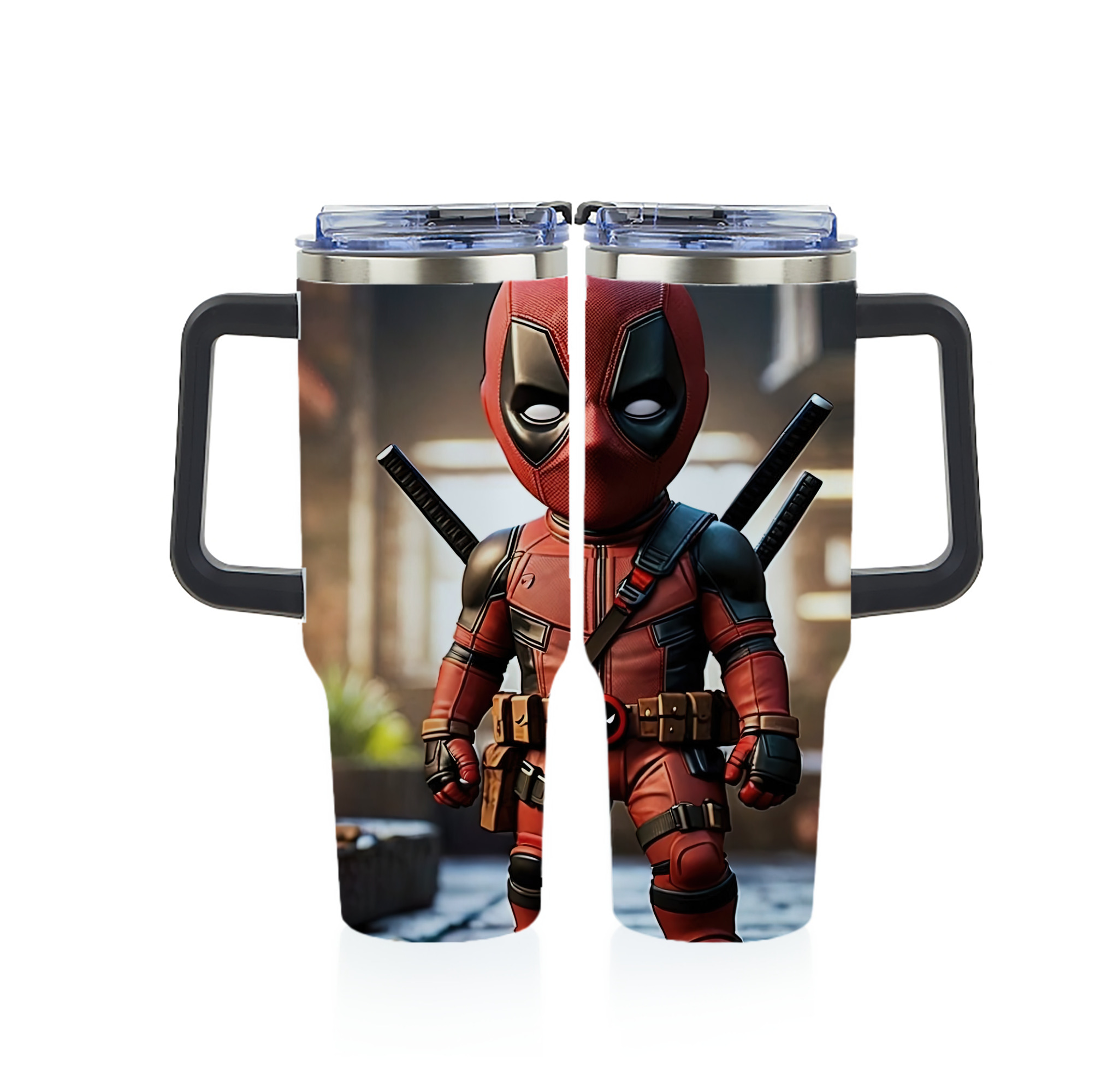 （画像用） Deadpool デッドプール 1200ｍLフルプリント車用タンブラー