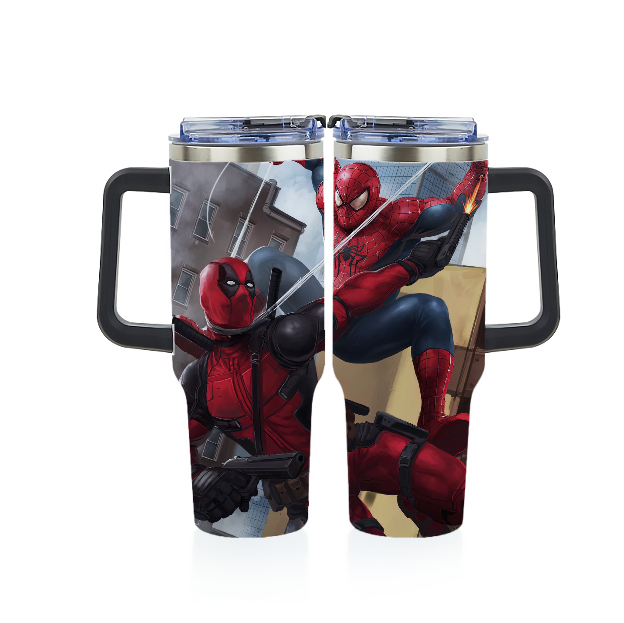 （画像用） Deadpool デッドプール 1200ｍLフルプリント車用タンブラー