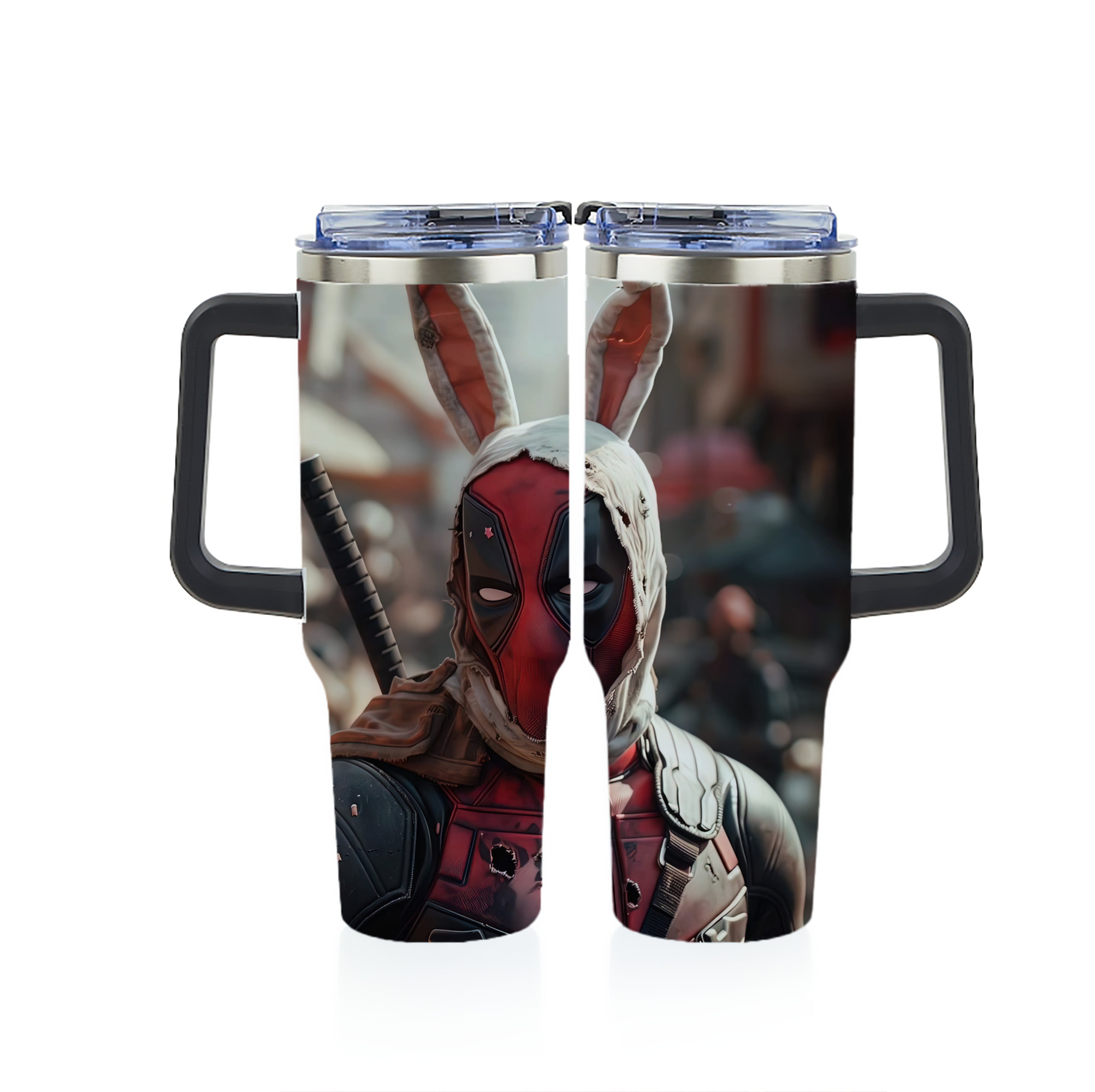（画像用） Deadpool デッドプール 1200ｍLフルプリント車用タンブラー