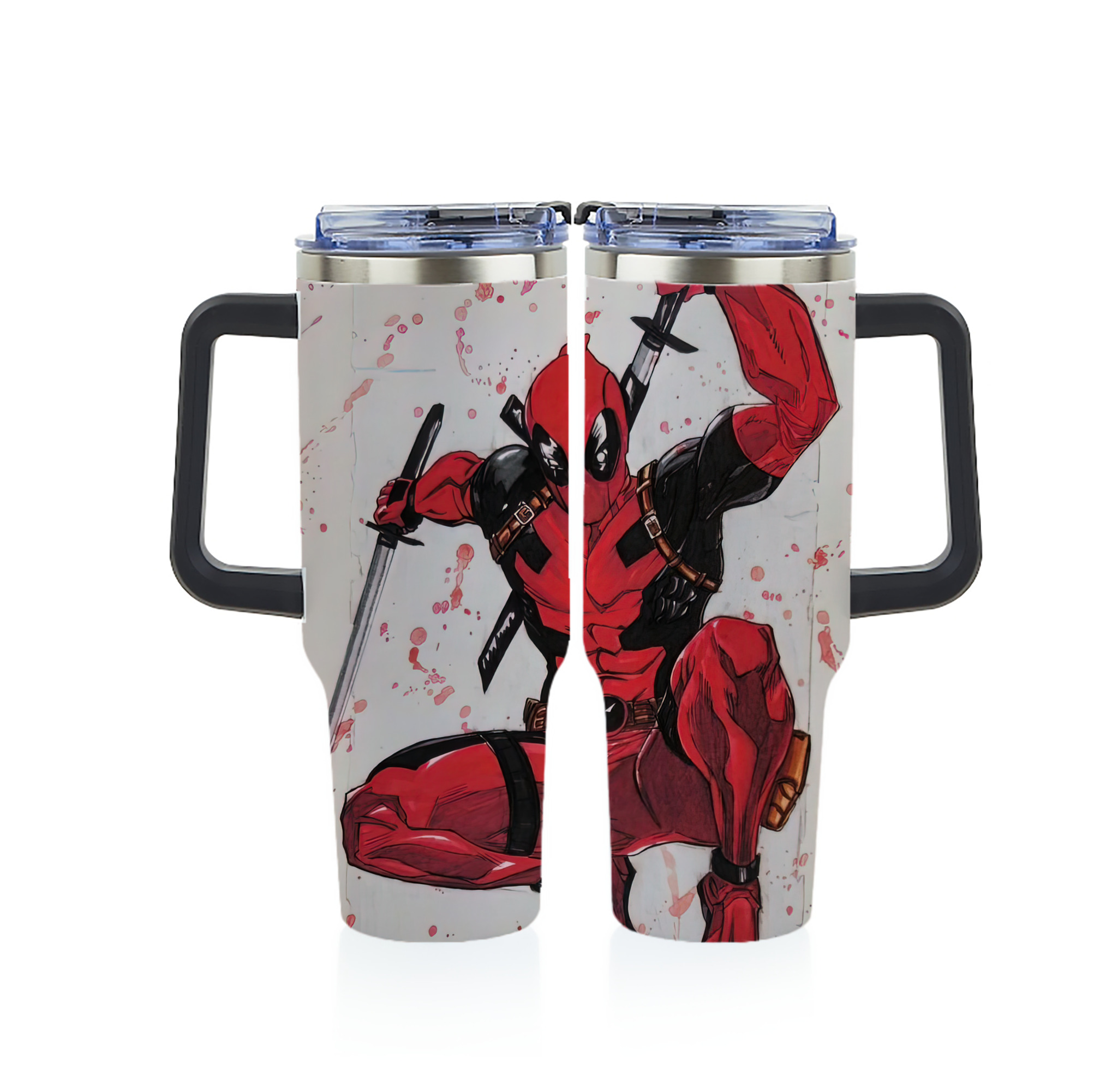 （画像用） Deadpool デッドプール 1200ｍLフルプリント車用タンブラー